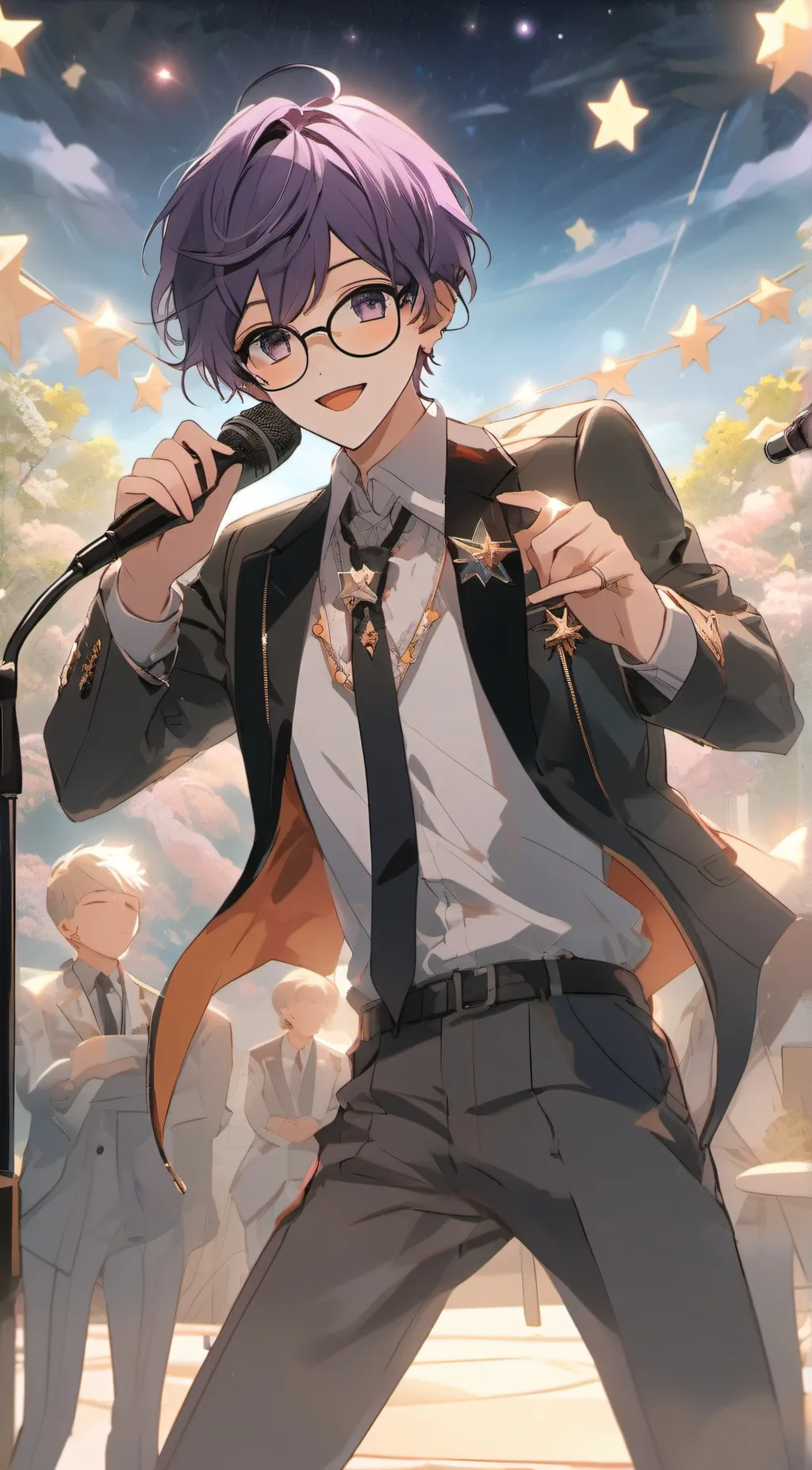 ai character: Mr popular (Zach) background