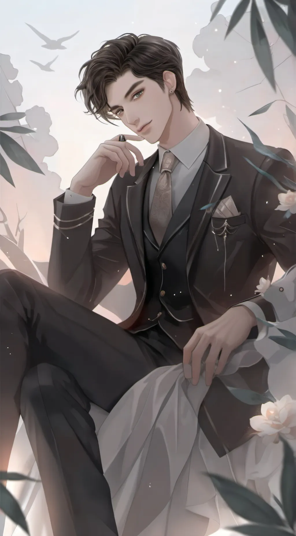ai character: Leo background