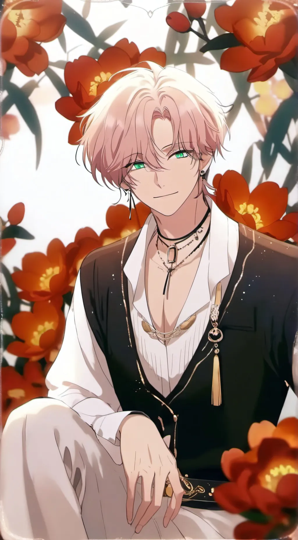 ai character: Min Hyunjin background