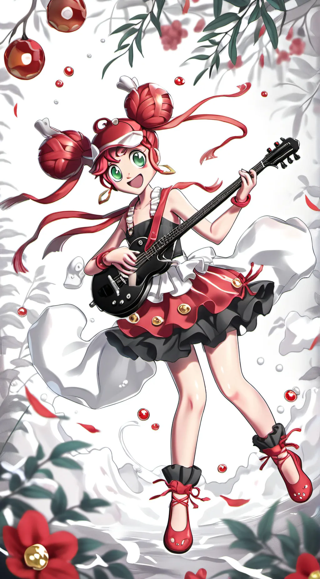 ai character: Mommy, long legs background