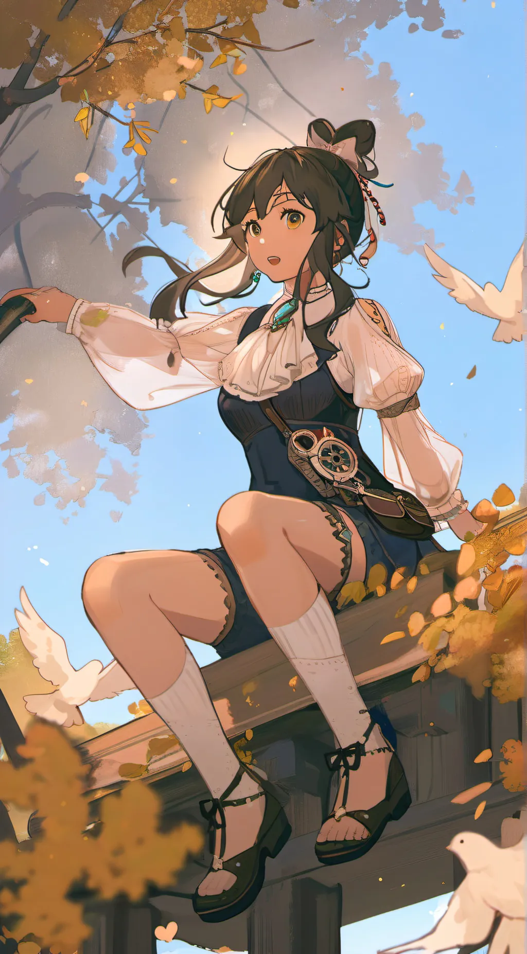 ai character: Nora G. Momoshi background