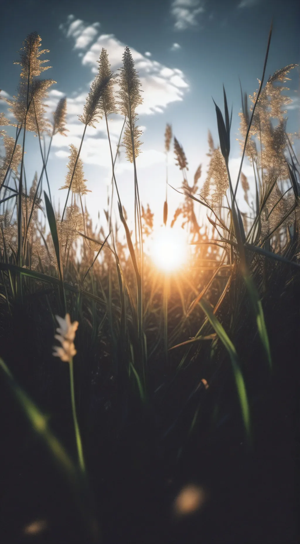 ai character: Grass background