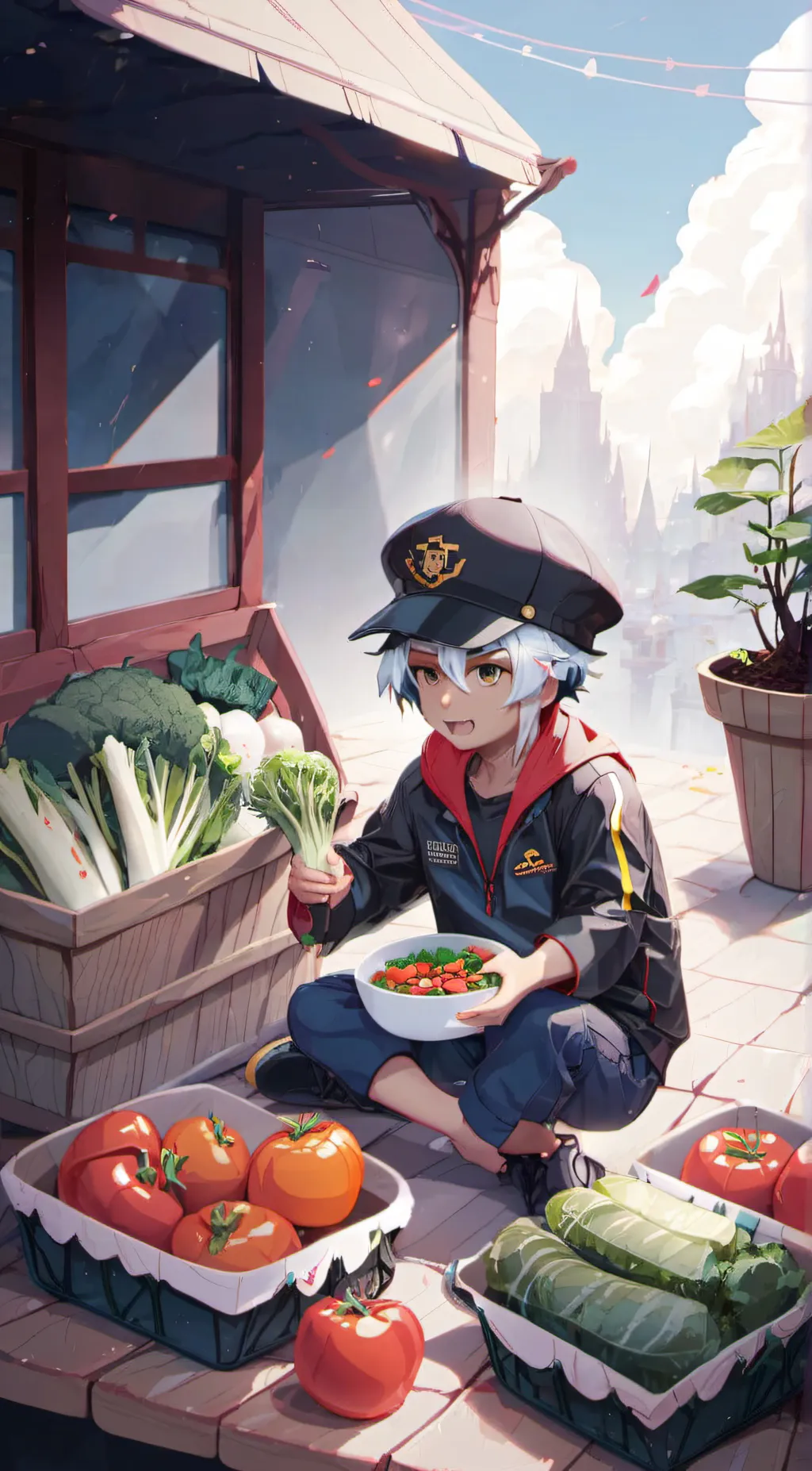 ai character: sam background