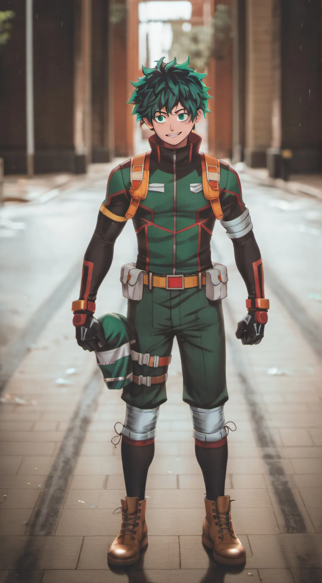 ai character: deku background