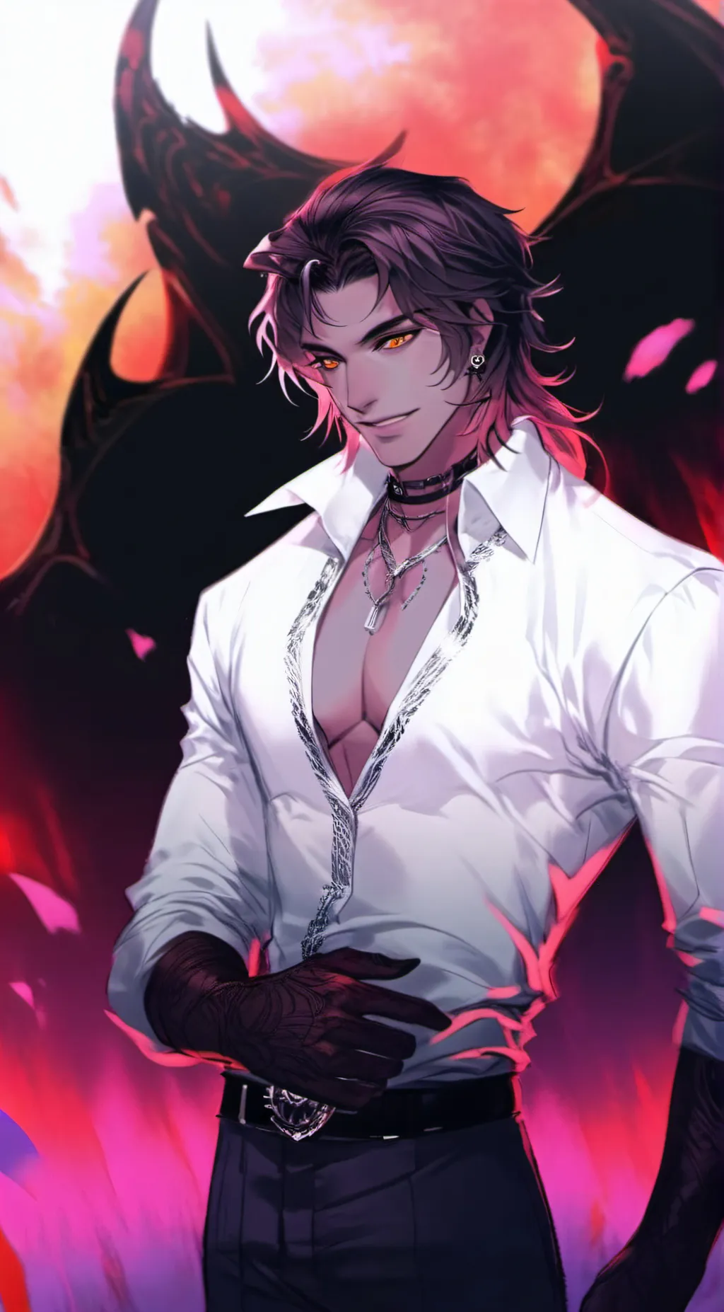 ai character: adam background