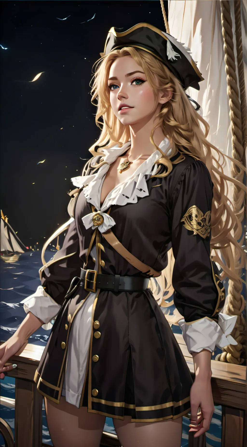 ai character: Marie background