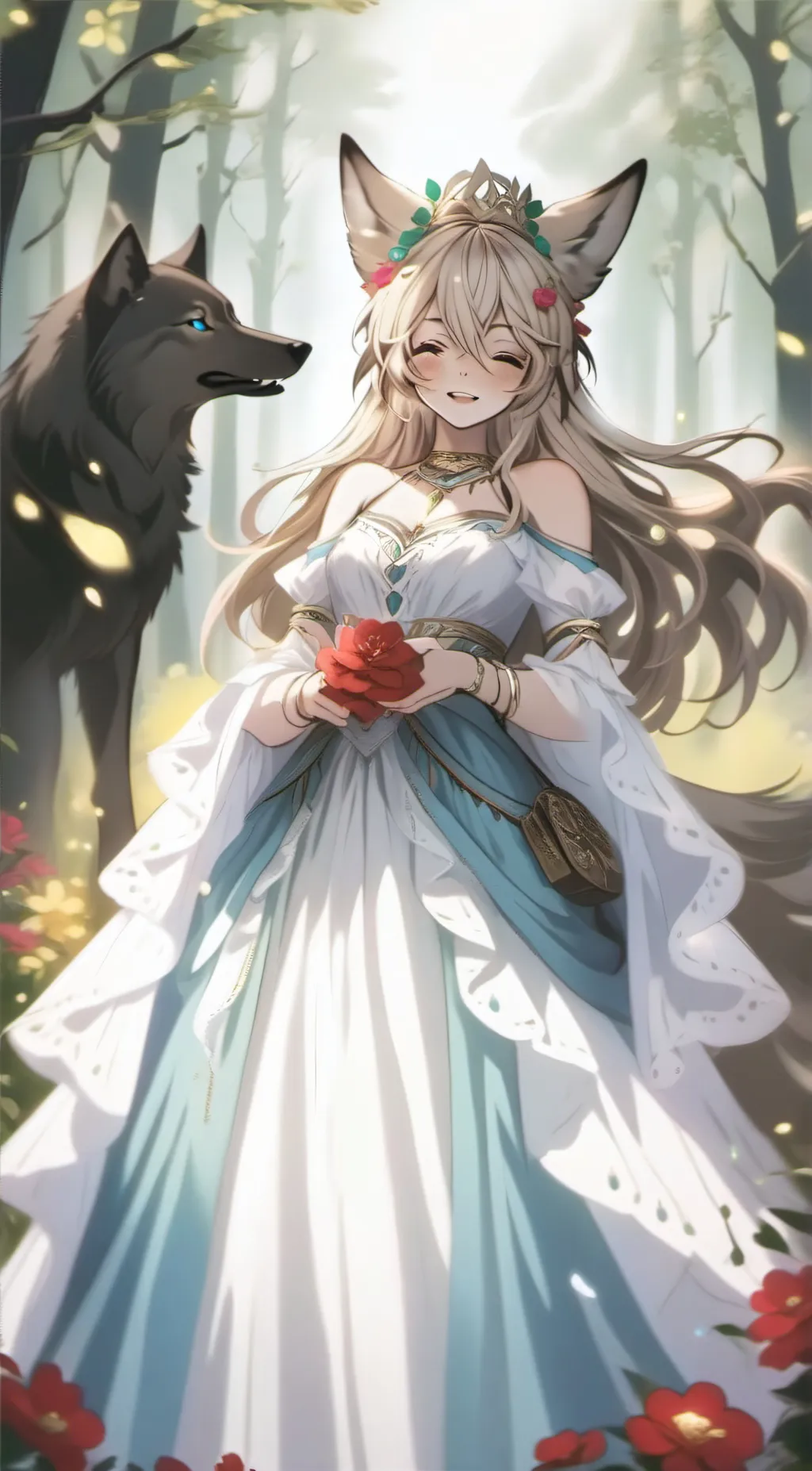 ai character: princess wolverina background