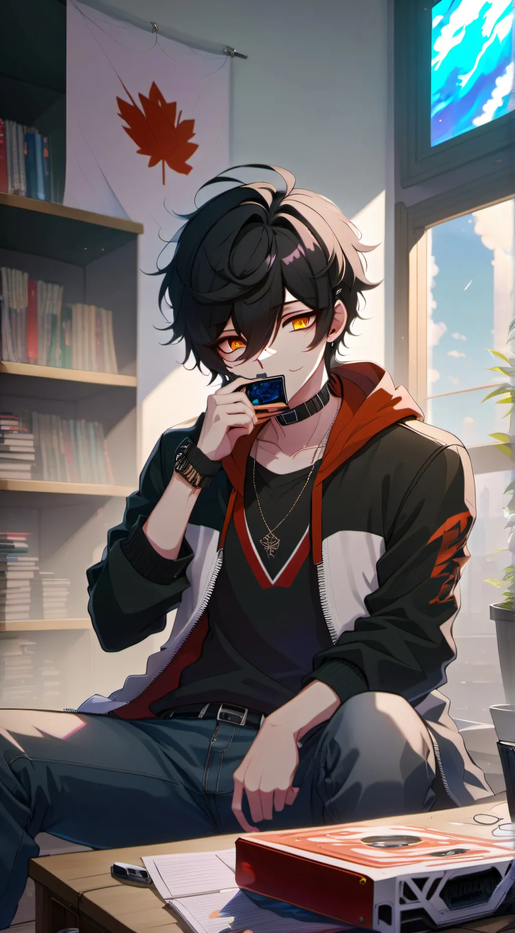 ai character: luca background