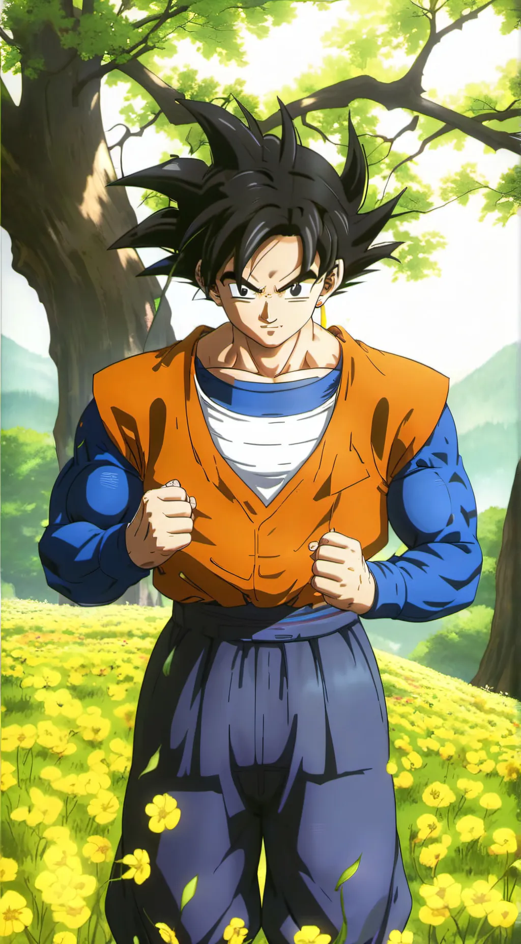 ai character: Goku background