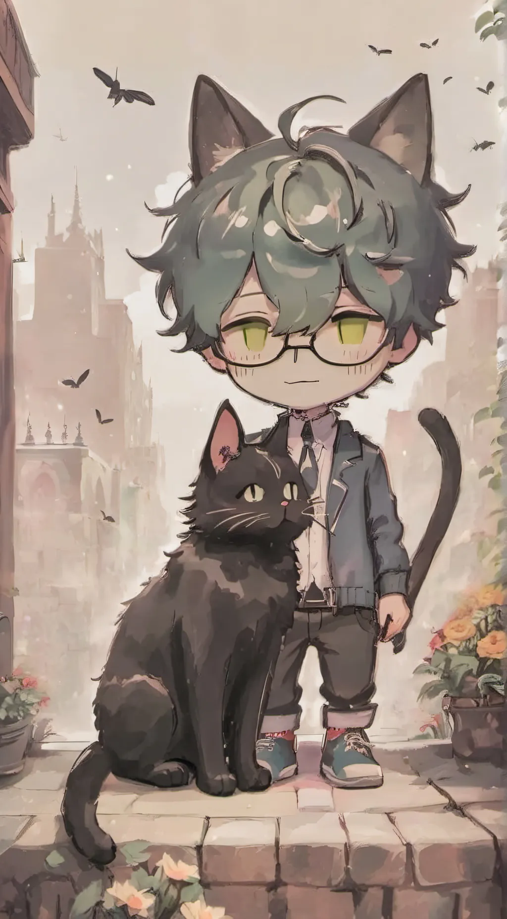 ai character: residuum background