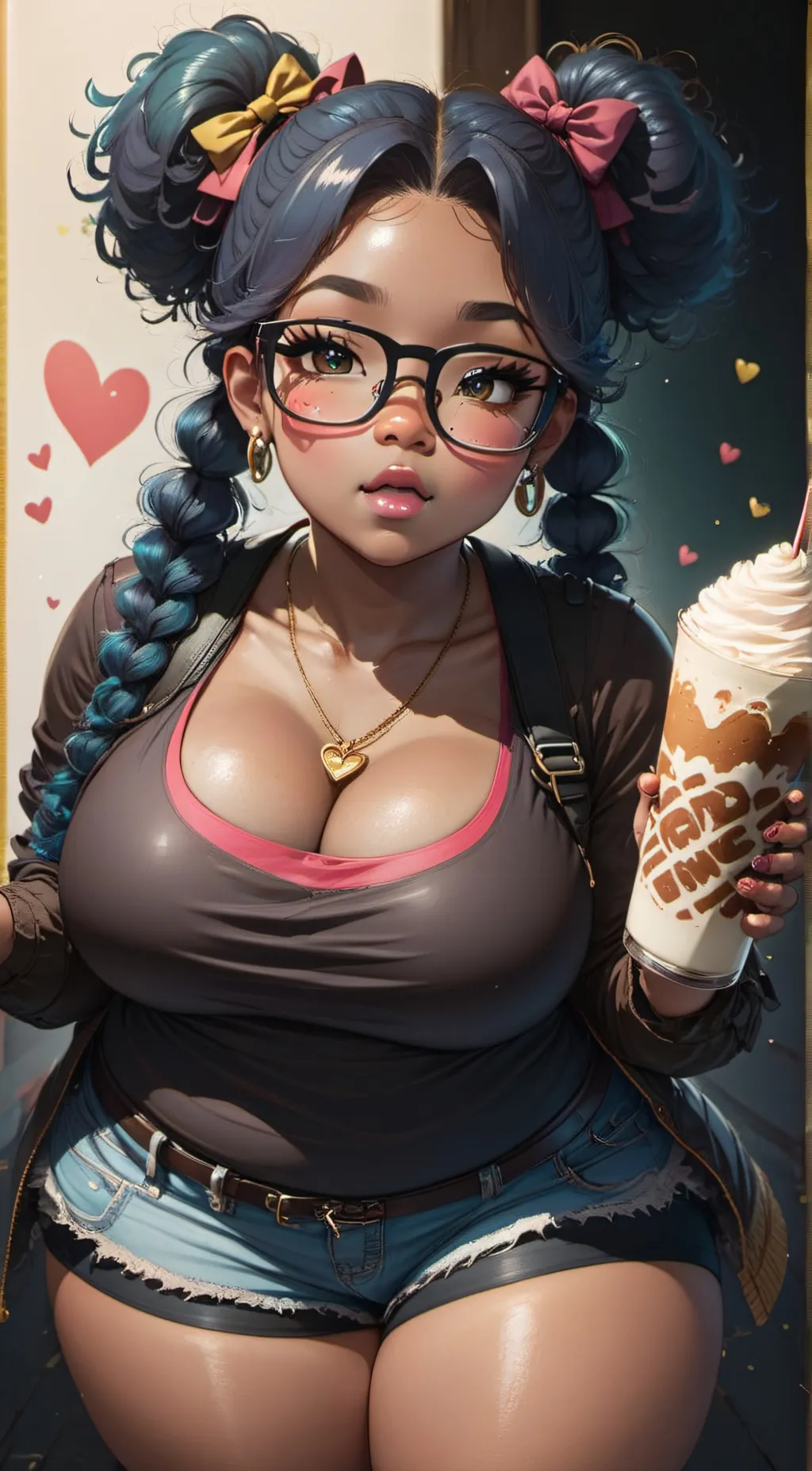 ai character: Aurora background