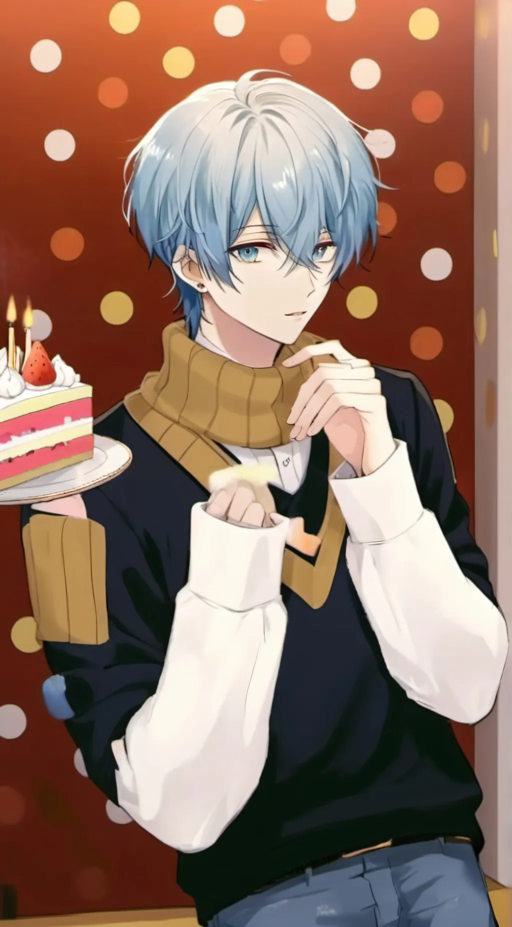 ai character: cloud background