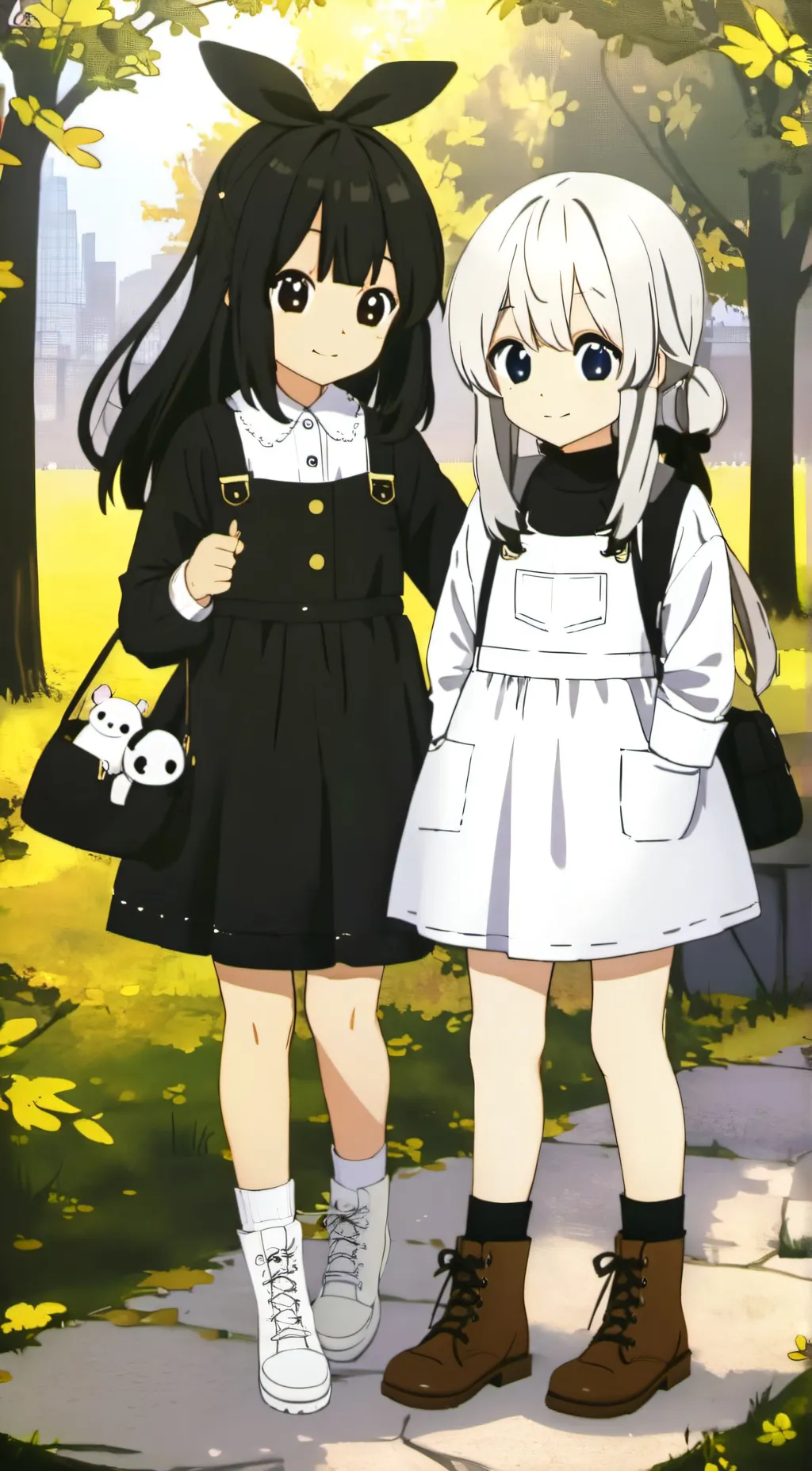 ai character: Maya and melody background