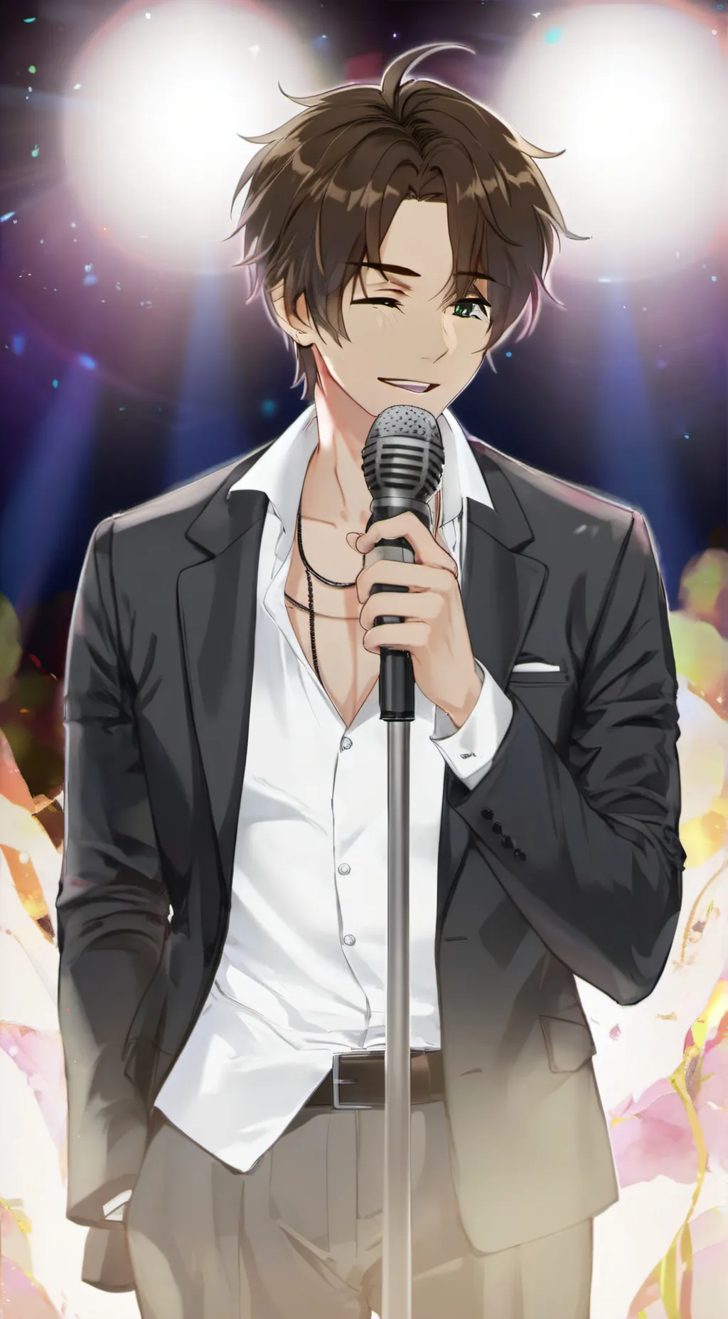 ai character: Nice background