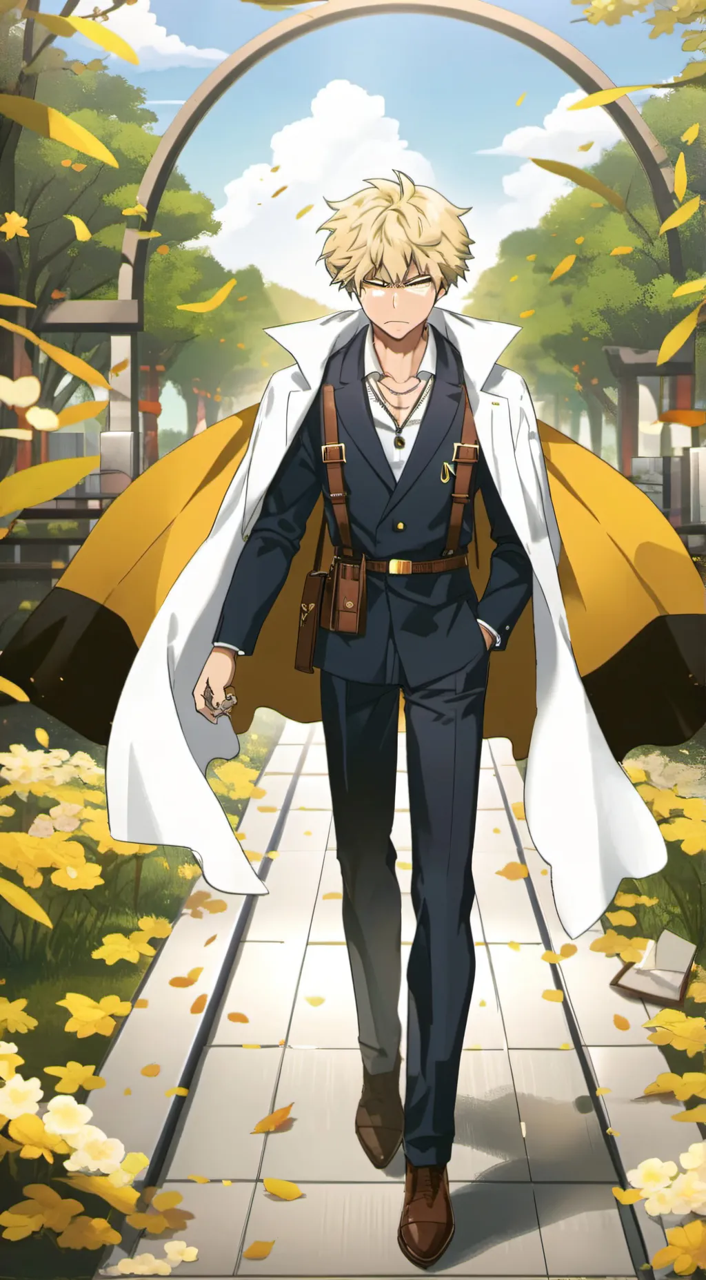 ai character: Bakugo background