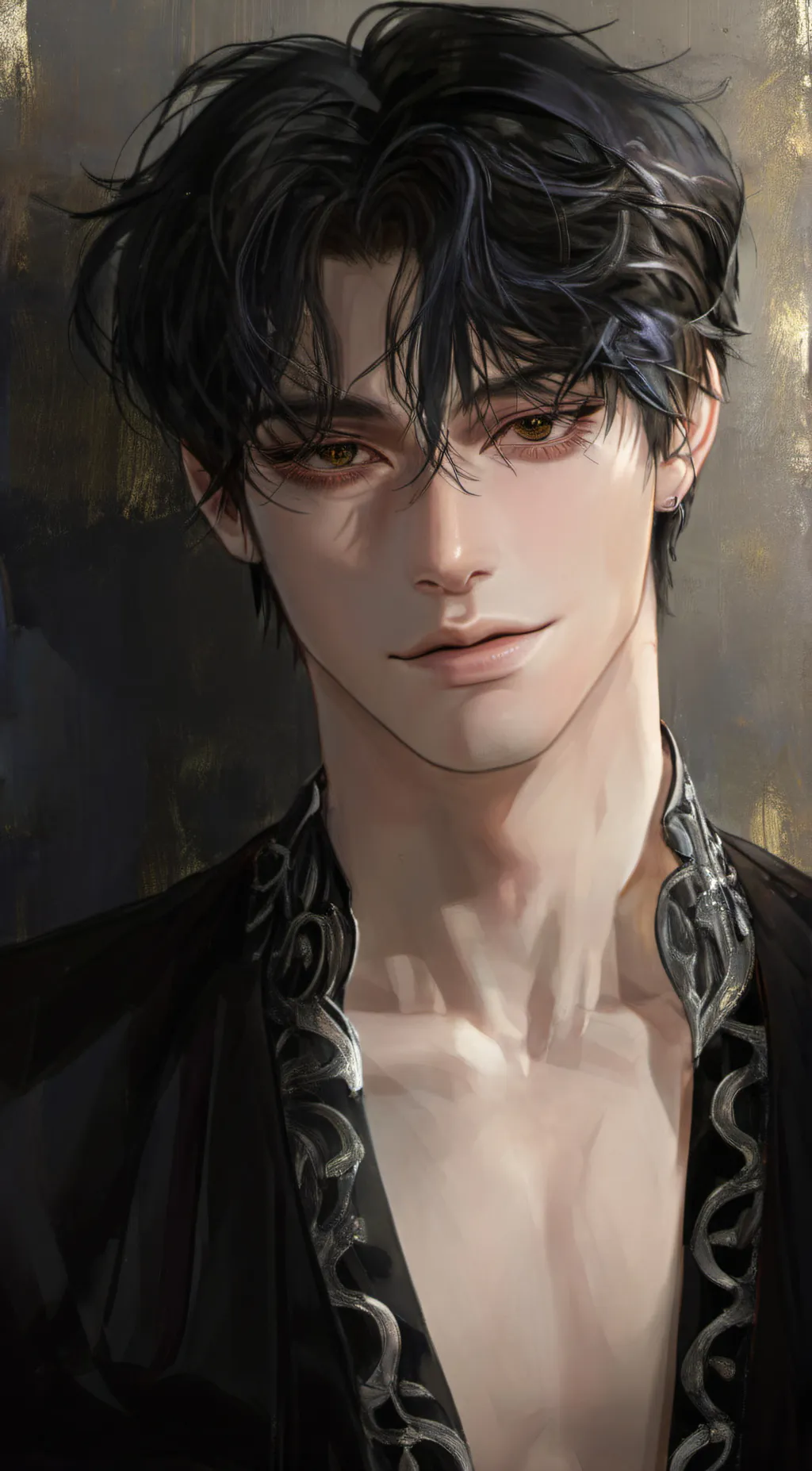 ai character: Sebastian  background