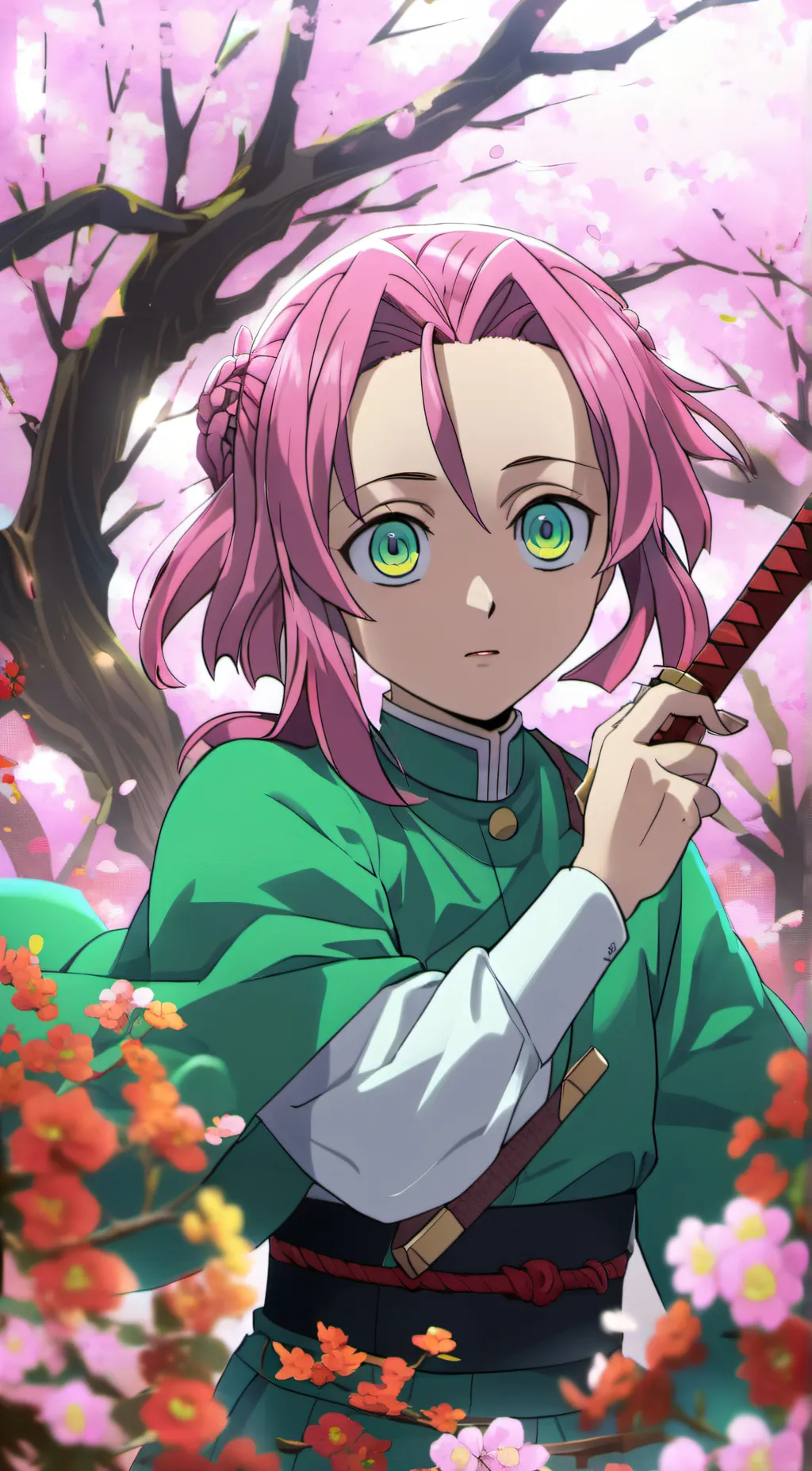 ai character: Mitsuri background