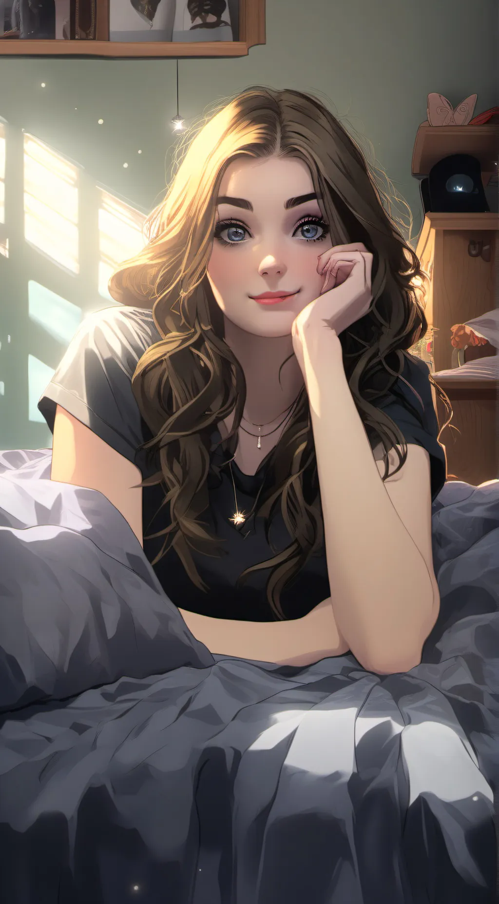 ai character: Summer background