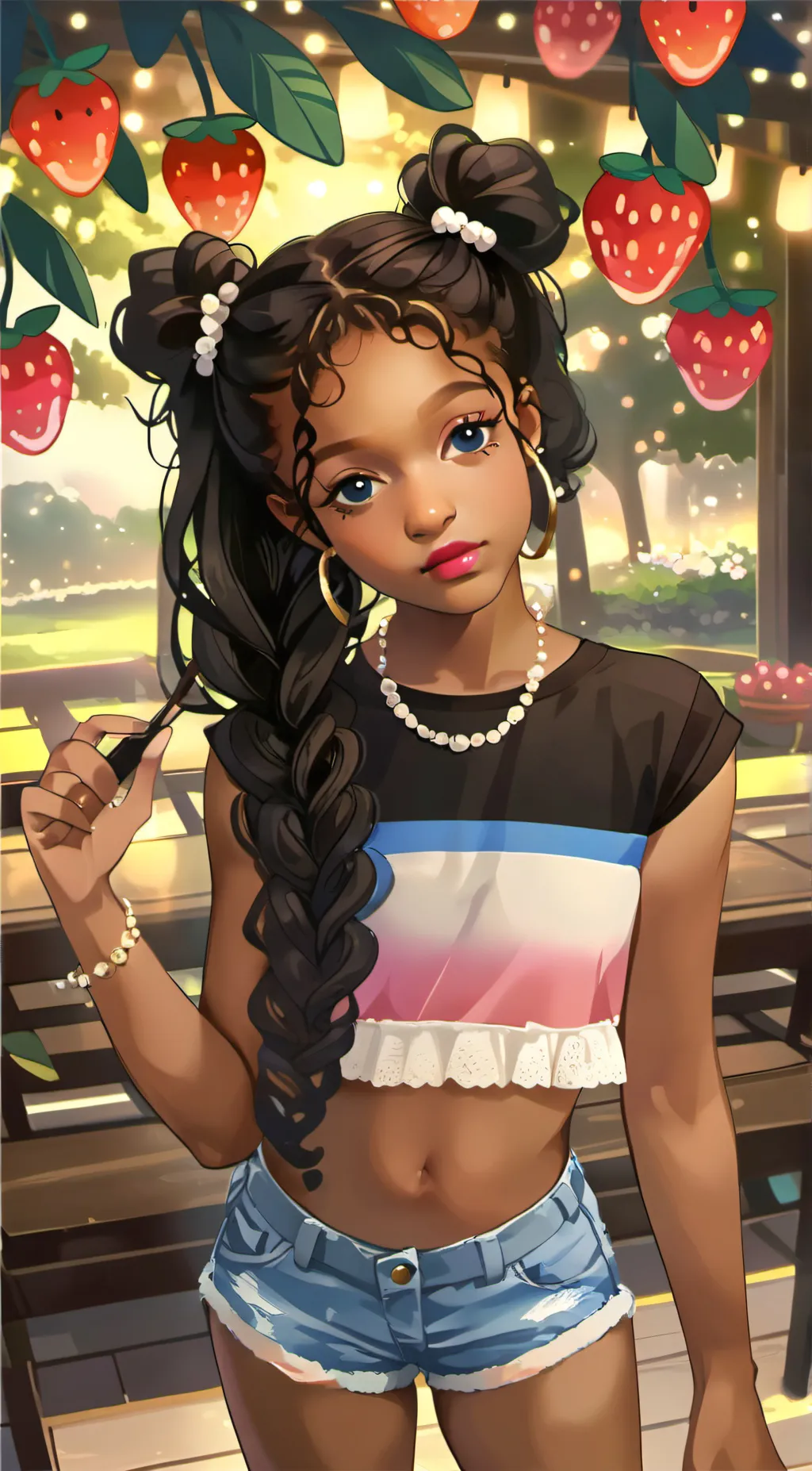 ai character: Melly  background