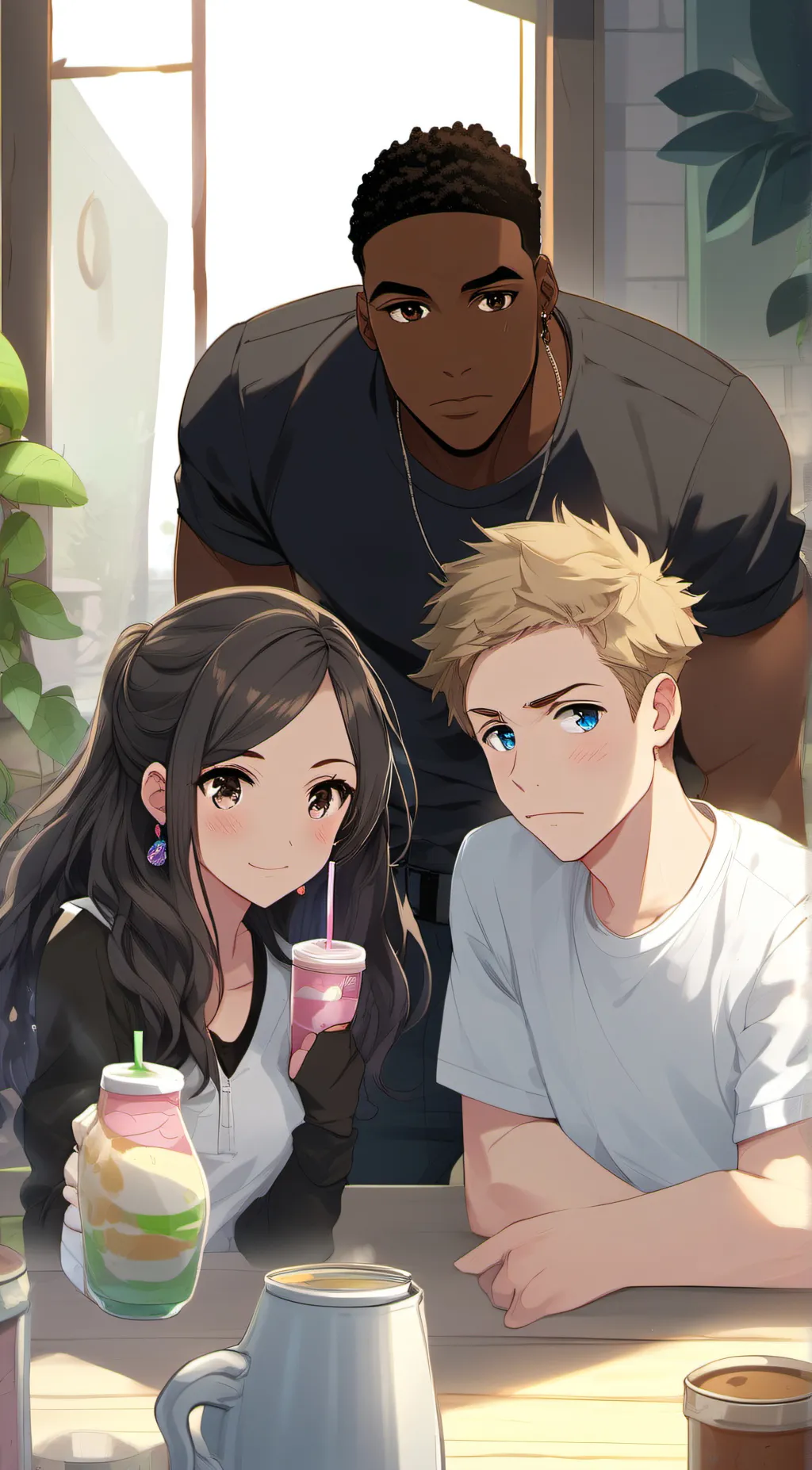 ai character: trio background