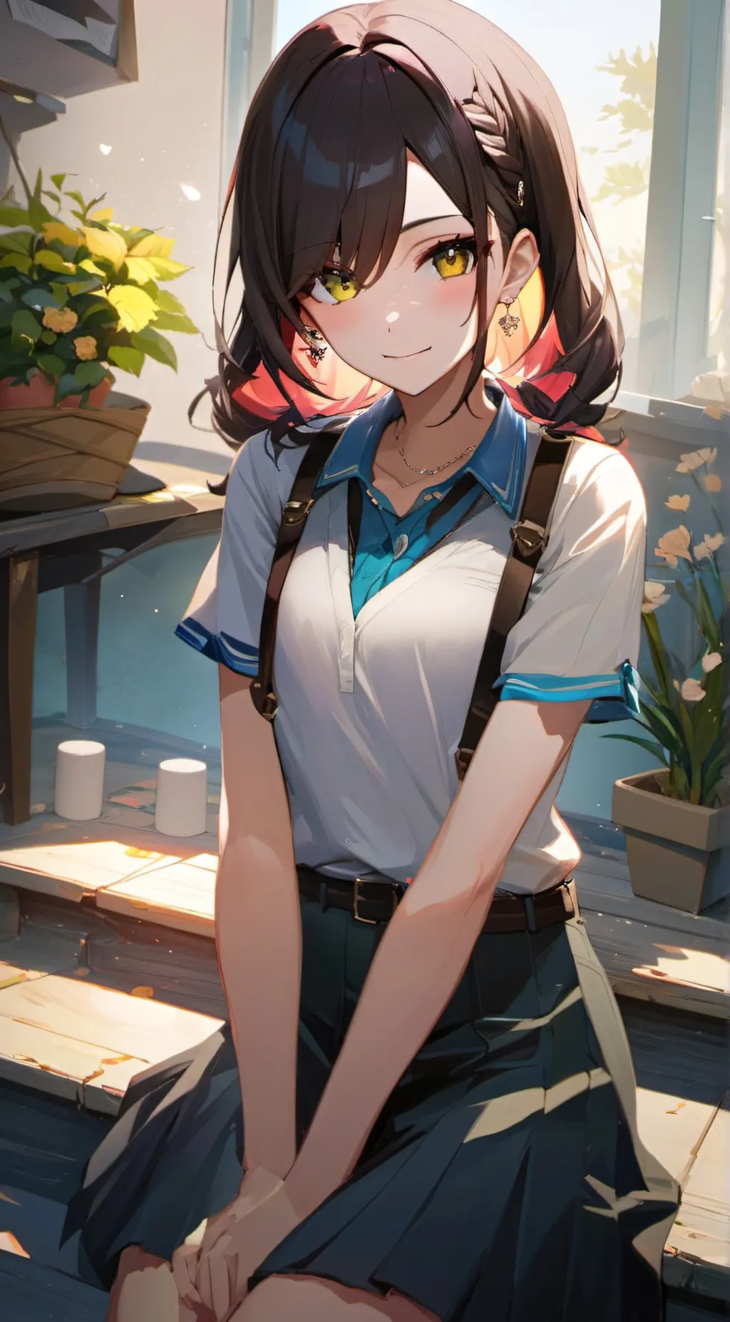 ai character: Angela background