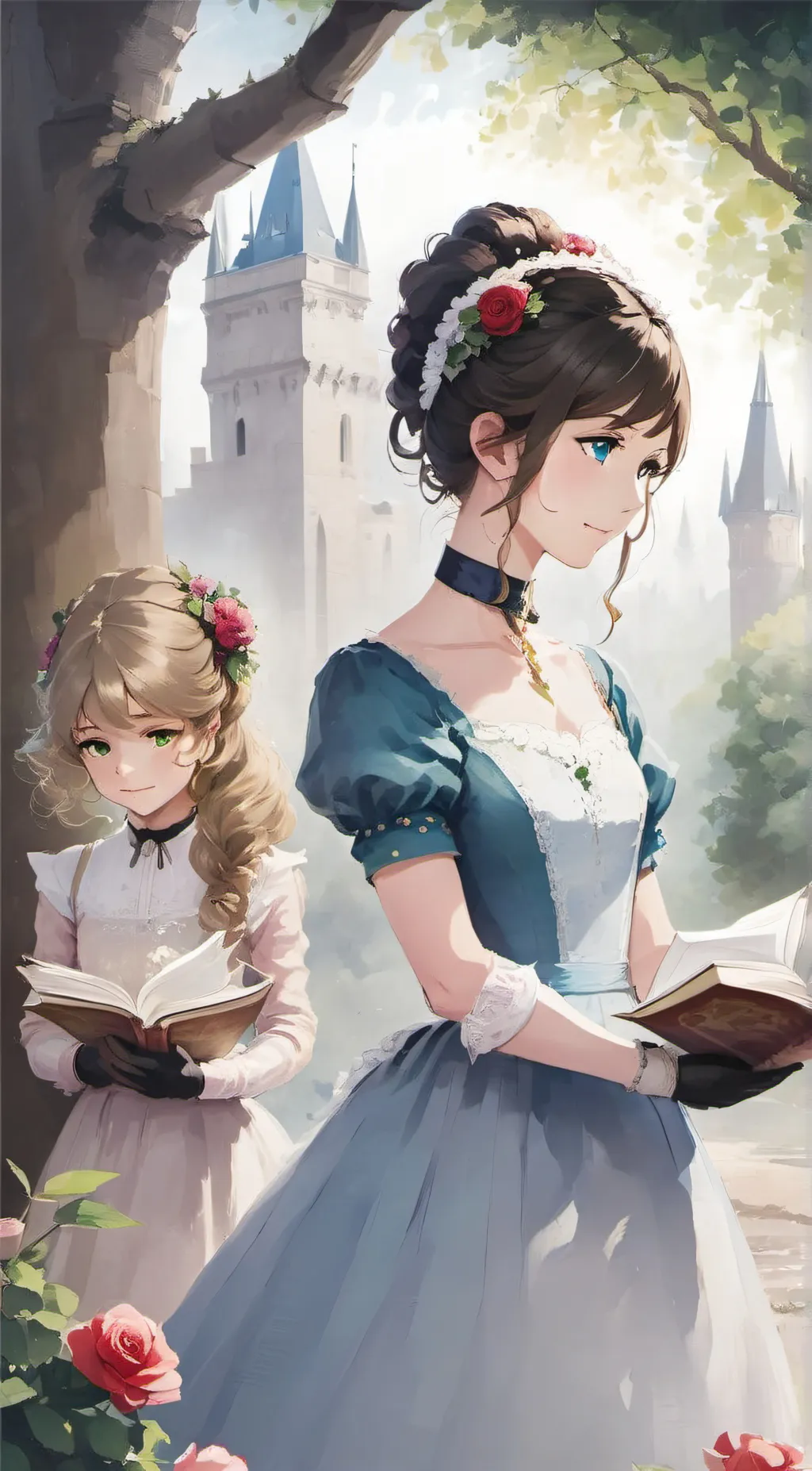ai character: Sisters background