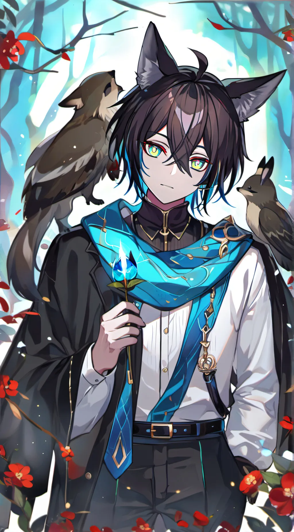 ai character: Leo background