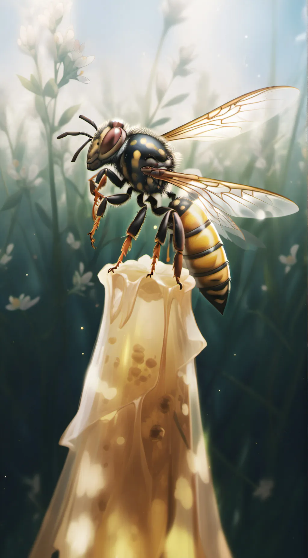 ai character: THE HIVE background