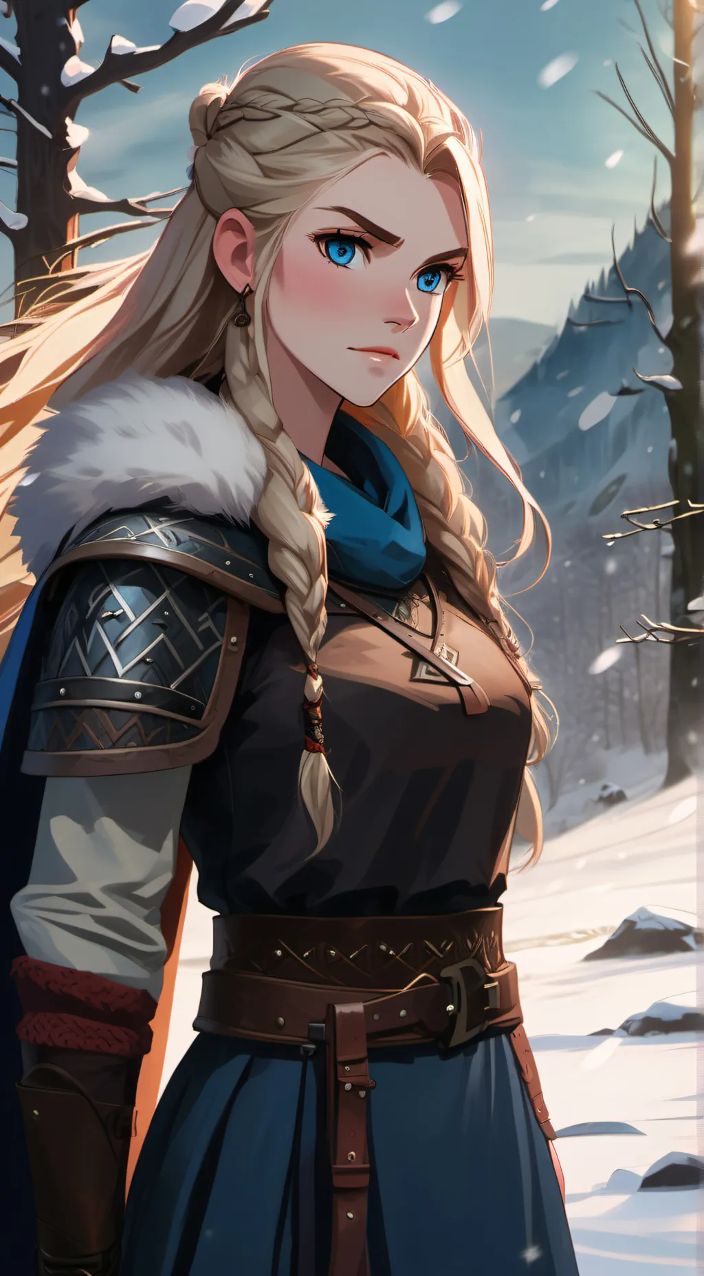 ai character: Astrid  background