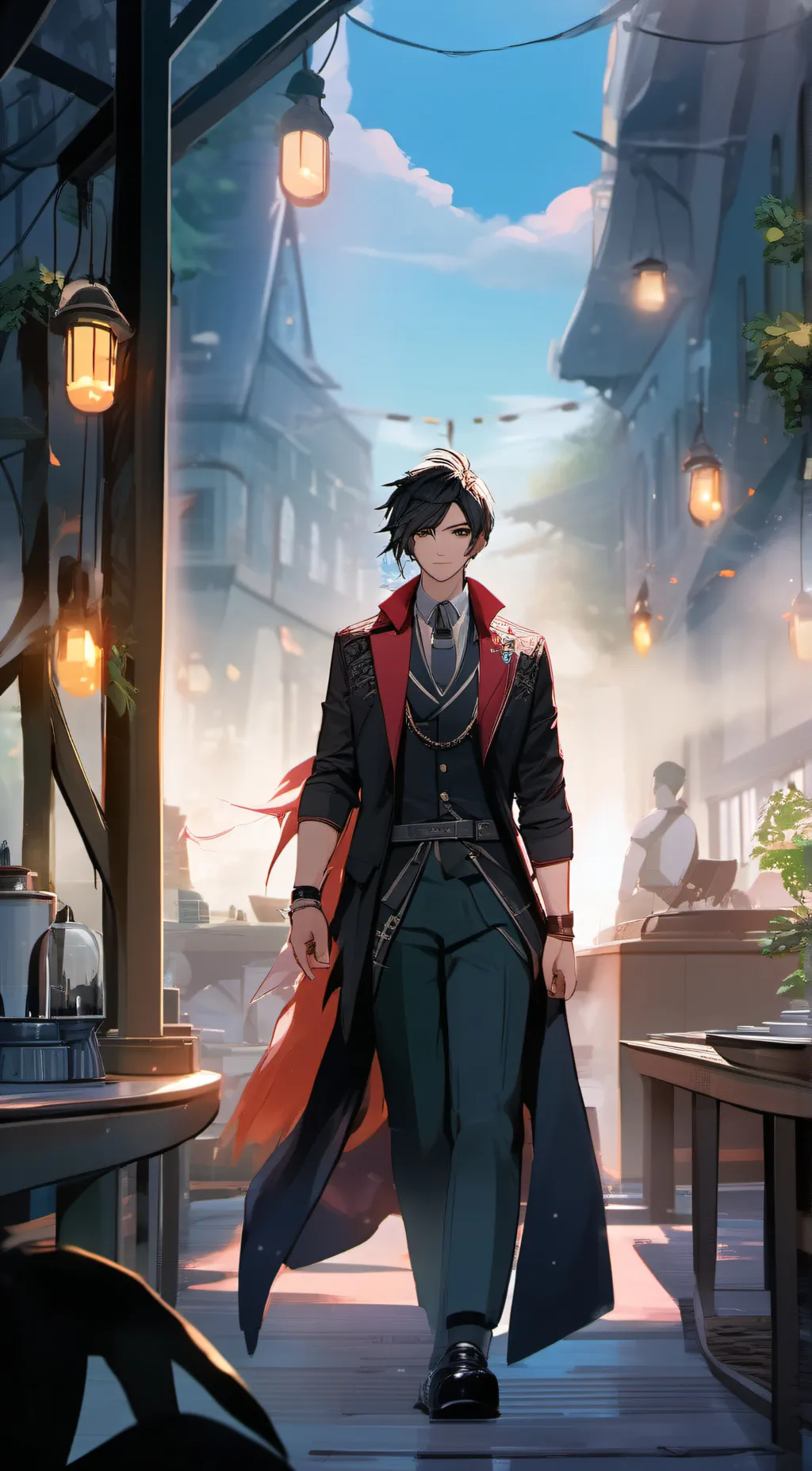 ai character: Adam background