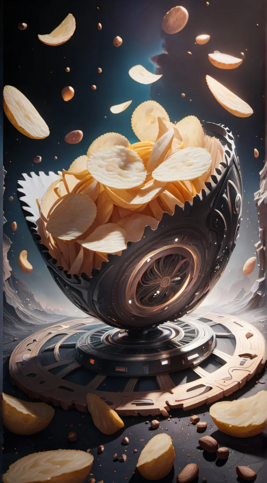 ai character: Chip background