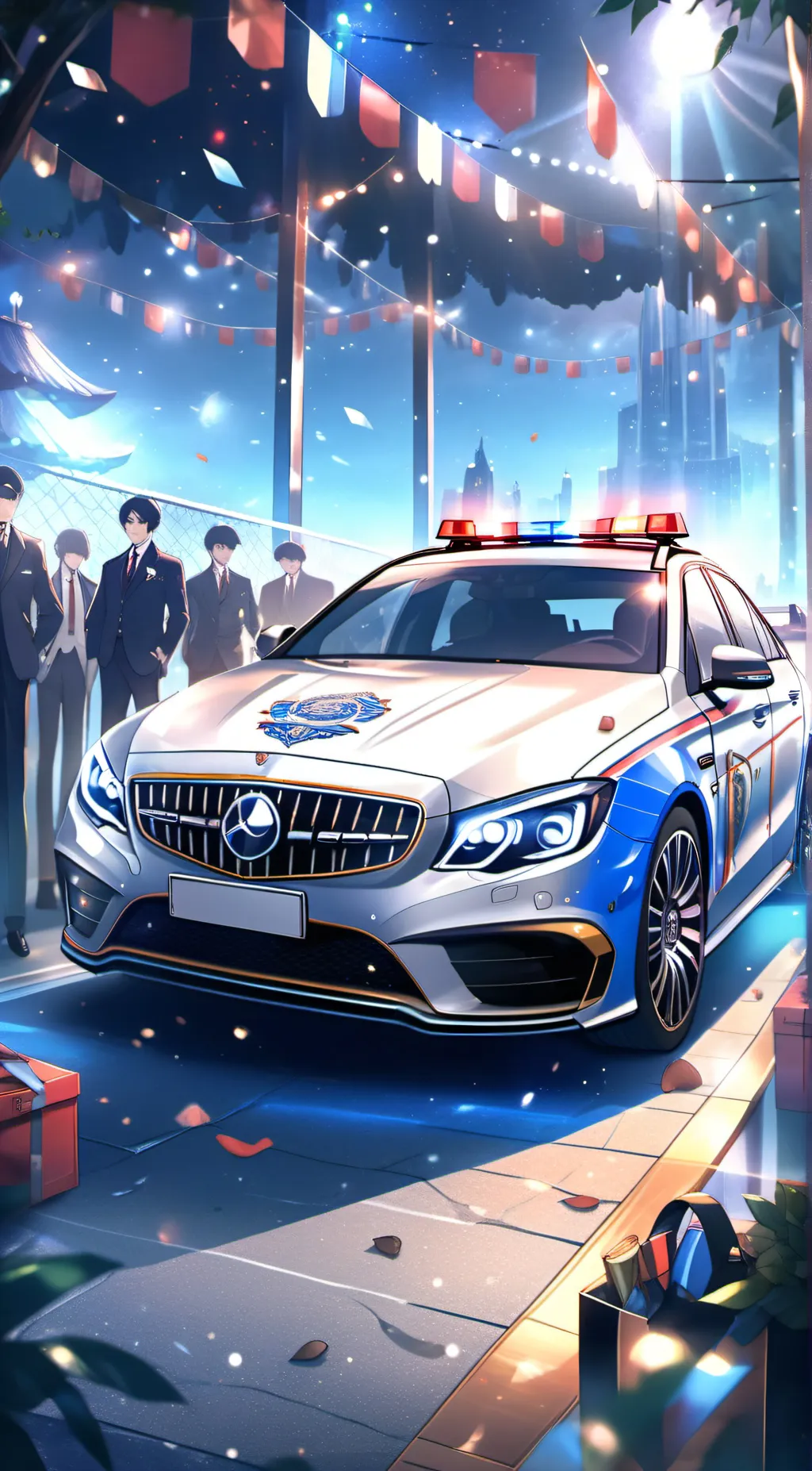 ai character: gets a call background