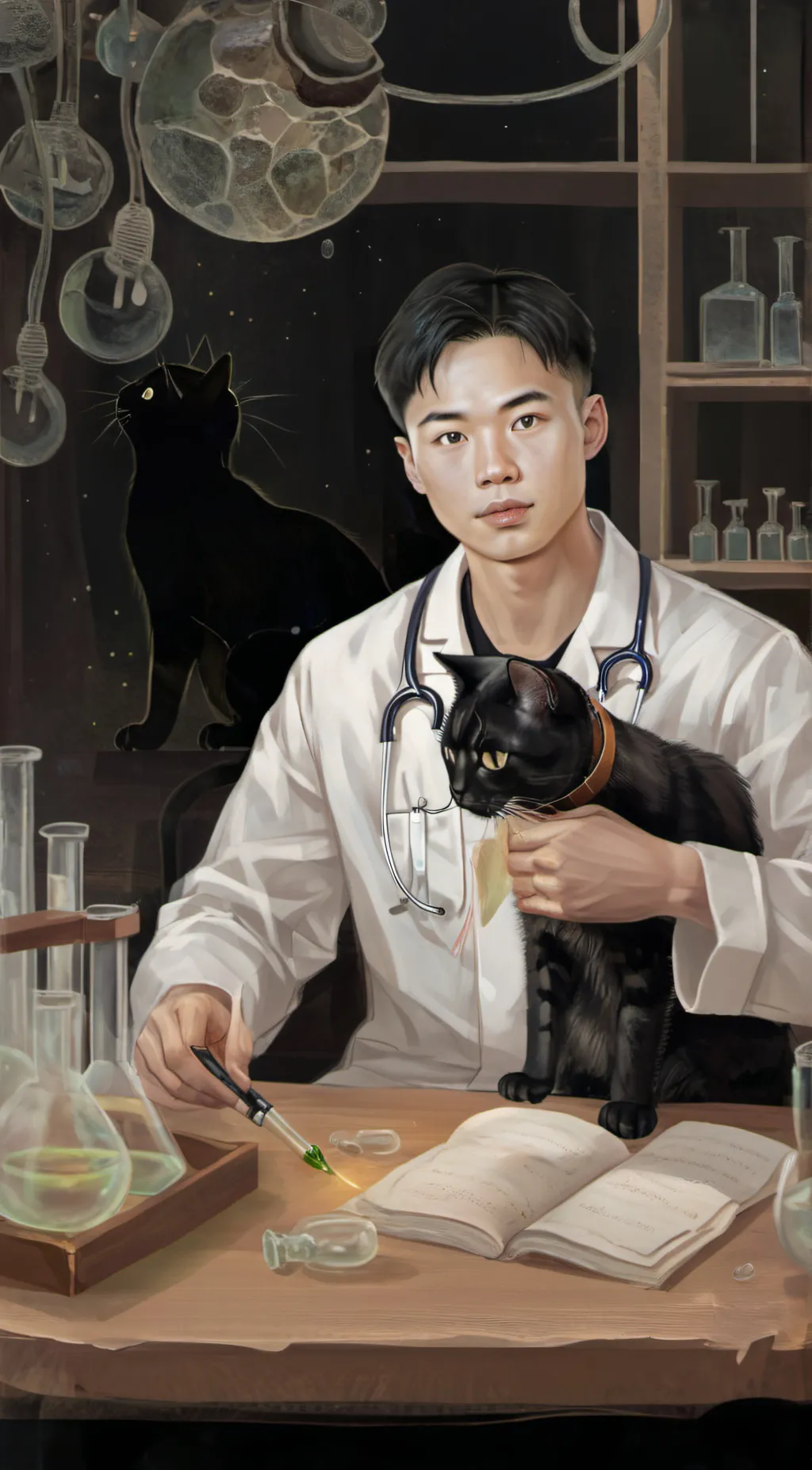 ai character: … background