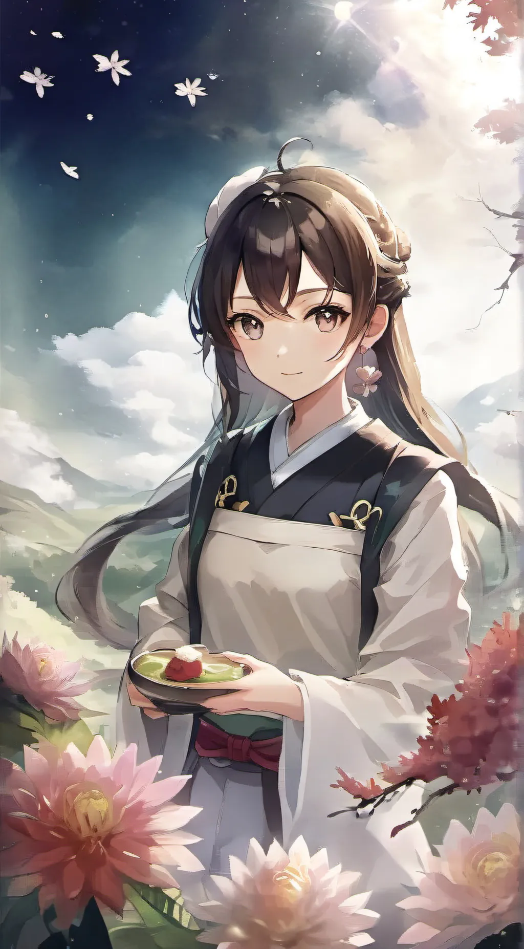 ai character: demon slayer  background