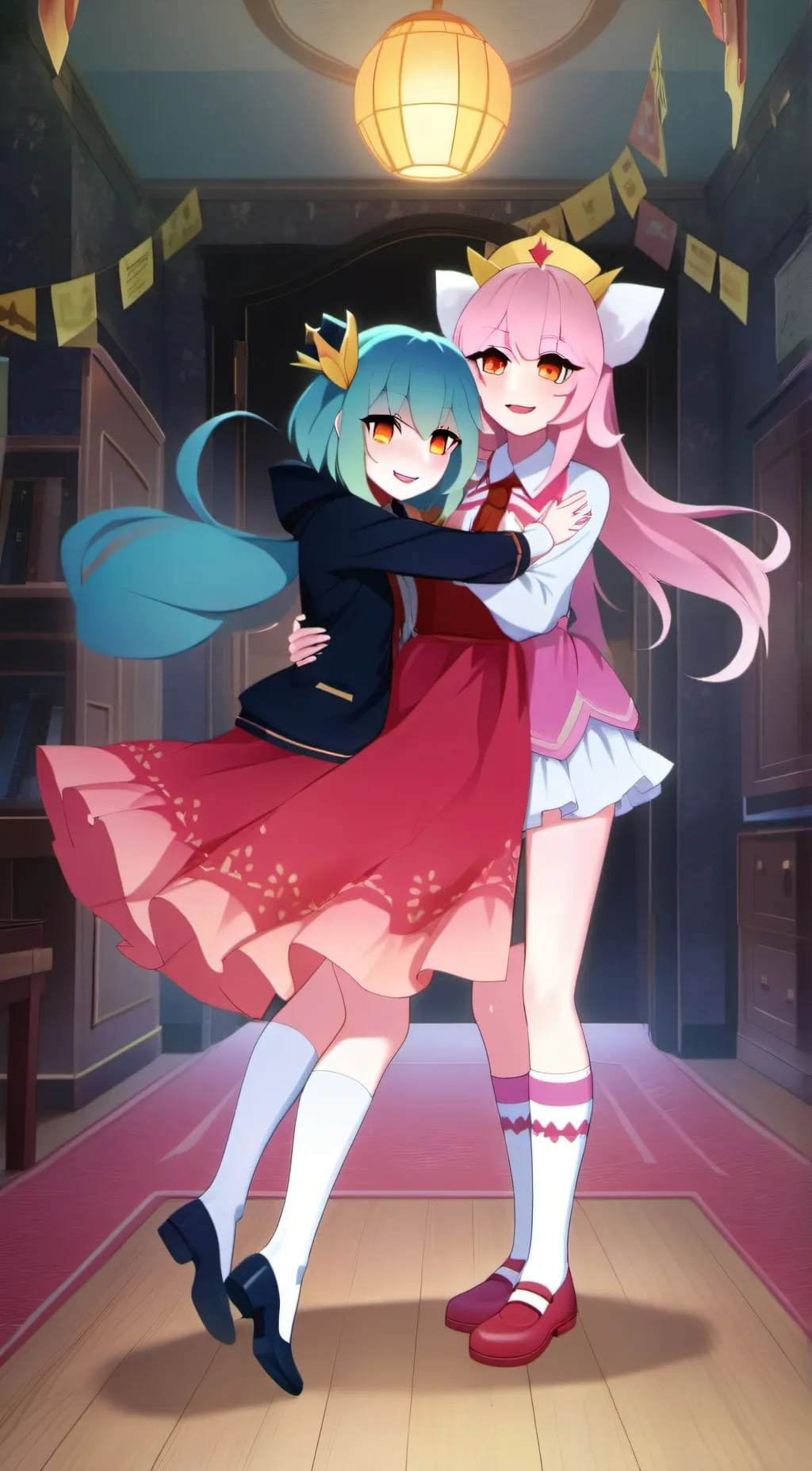 ai character: anime playtime background