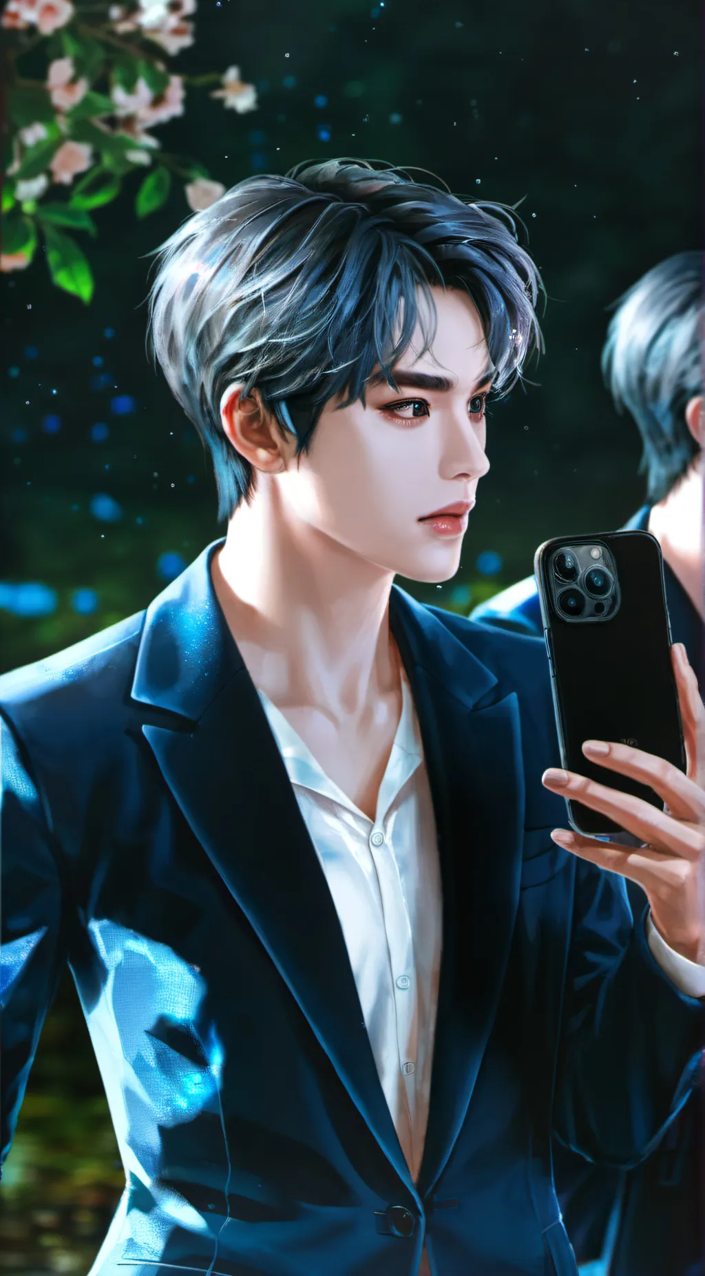 ai character: Louis  background