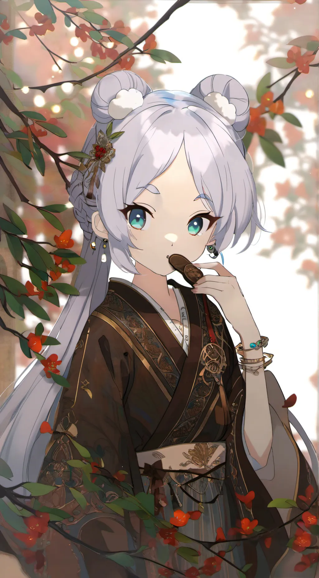 ai character: frieren  background
