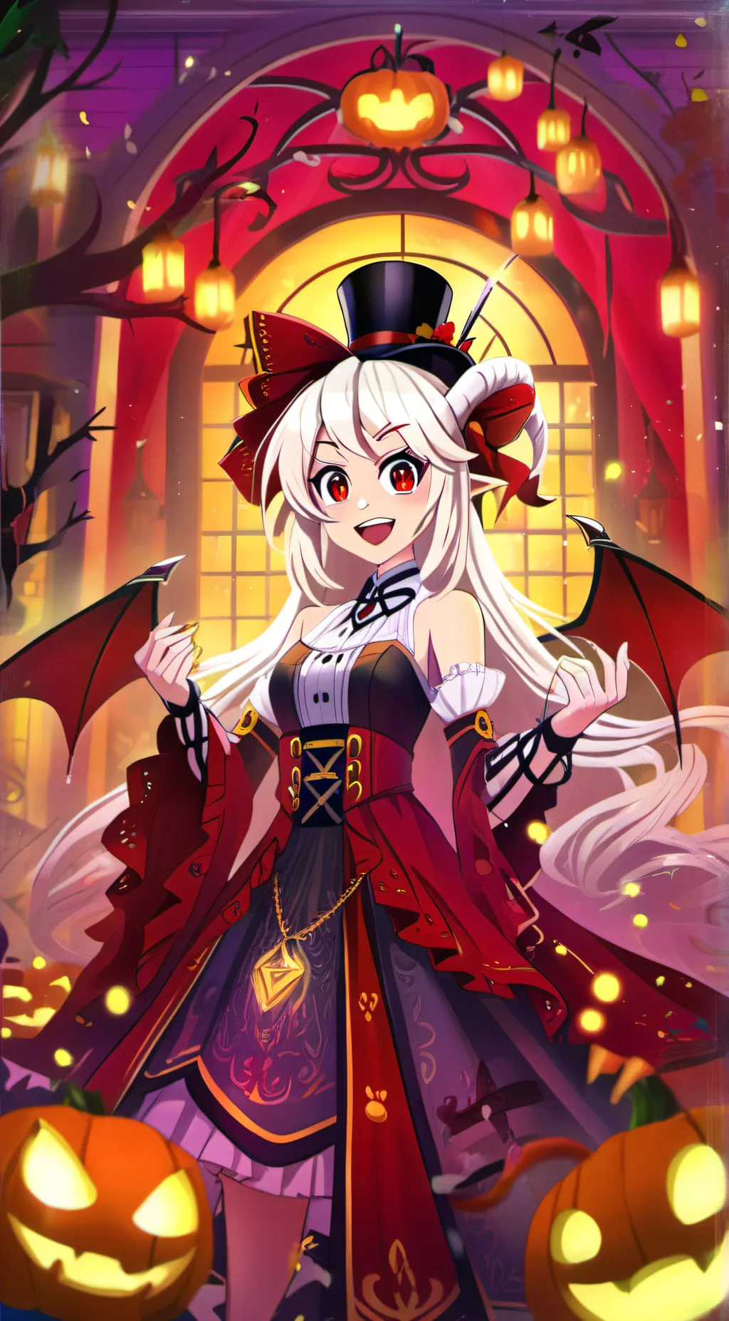ai character: Hazbin Hotel  background
