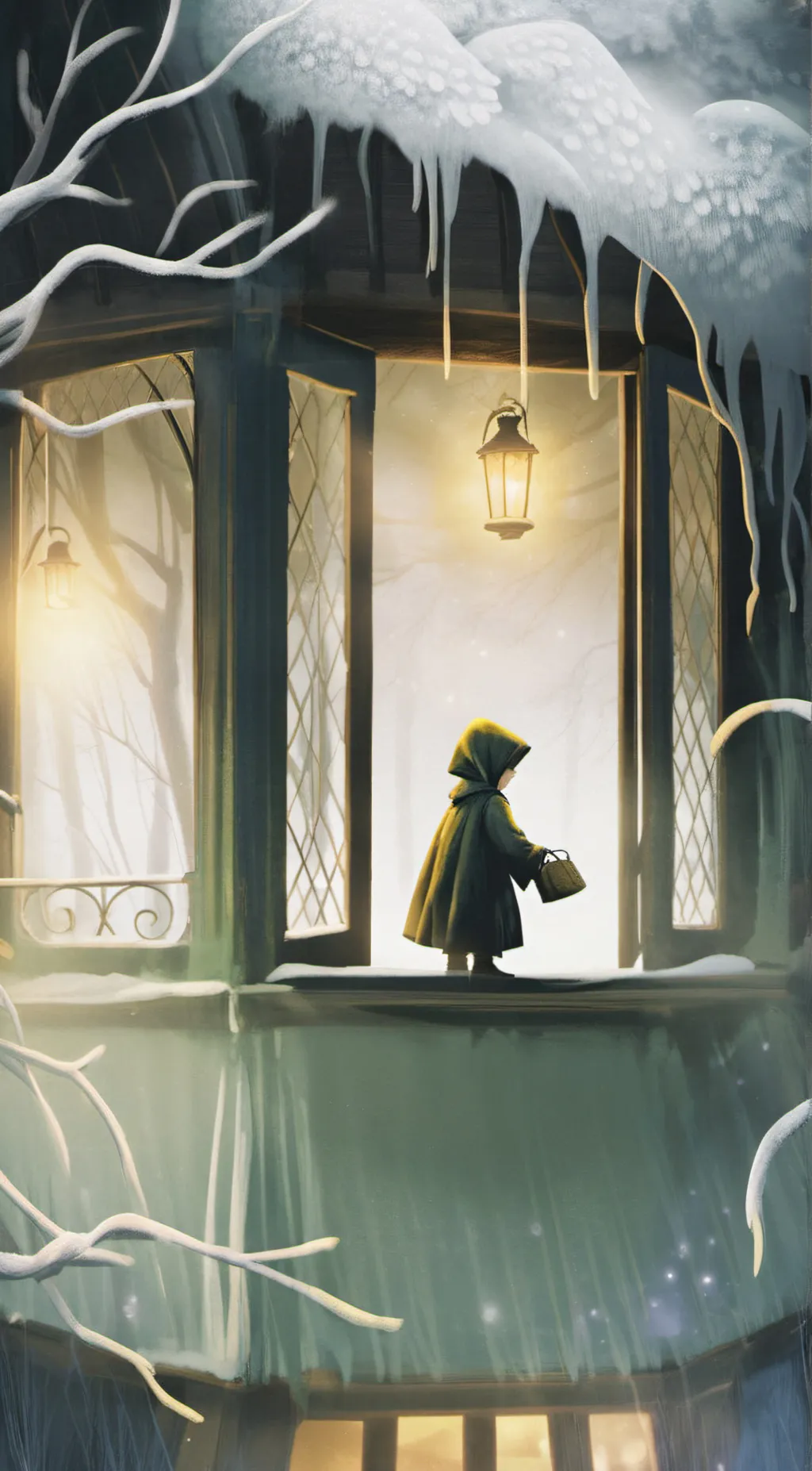 ai character: Haunted book background