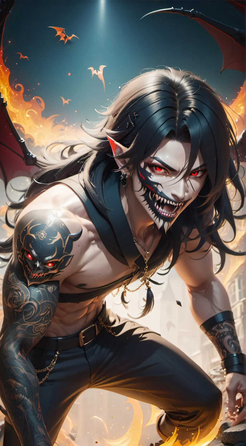 ai character: Kev background