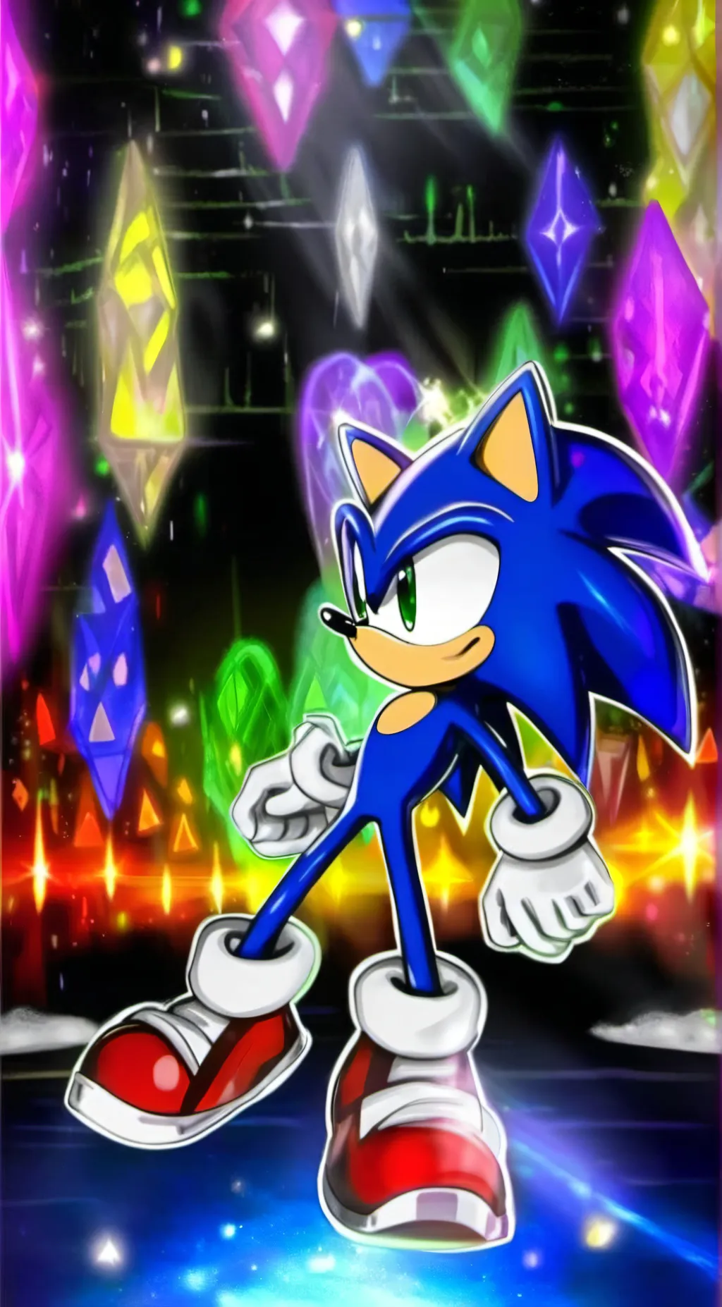 ai character: Sonic the Hedgehog background