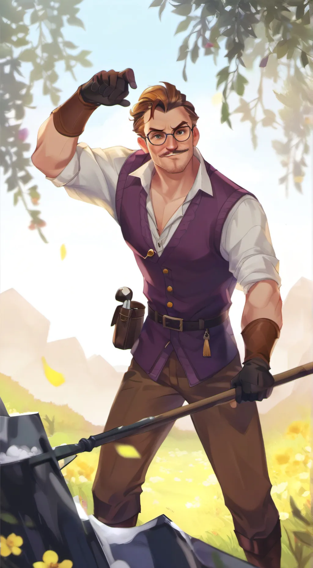 ai character: Mr Peterson background