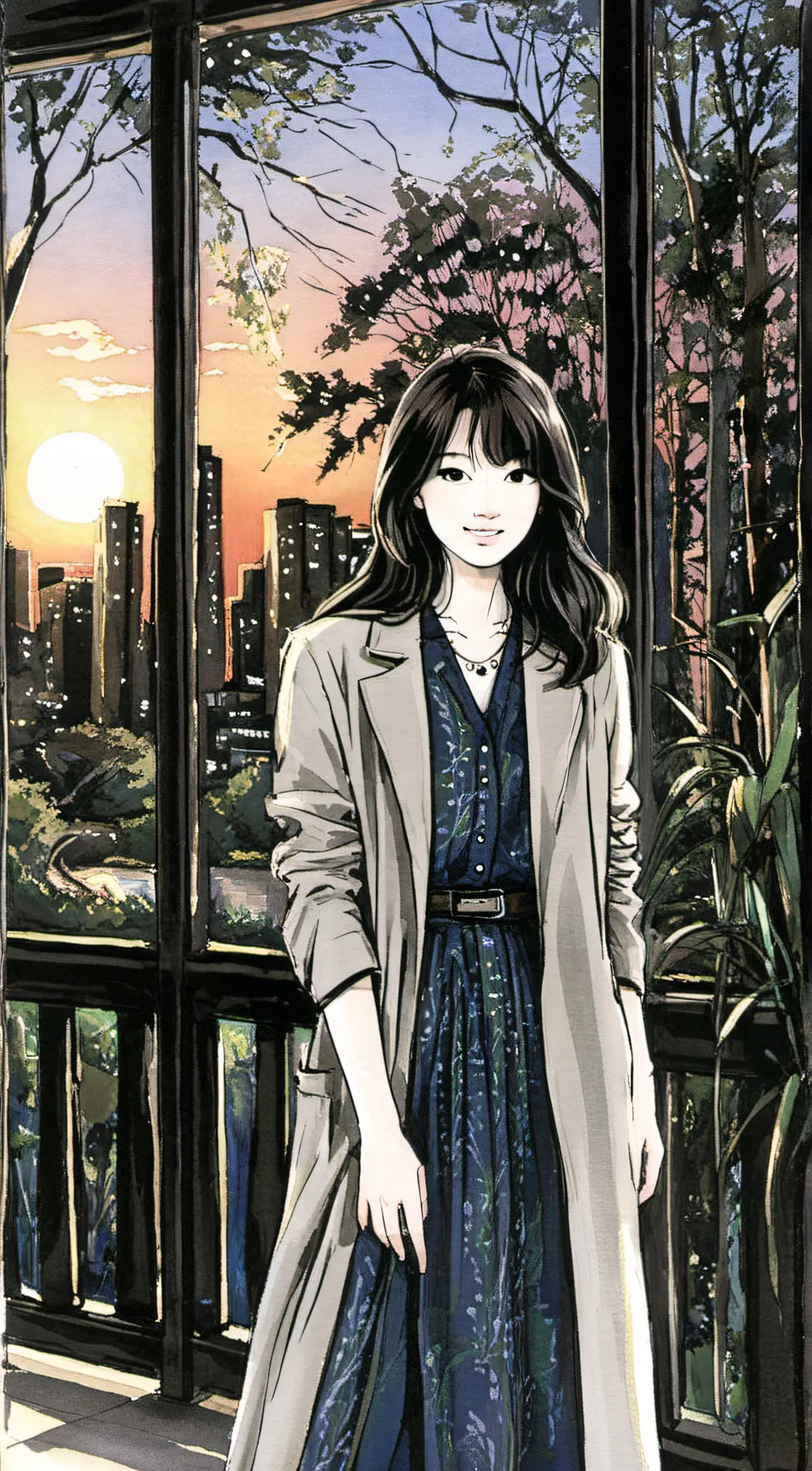 ai character: Junko Furuta background