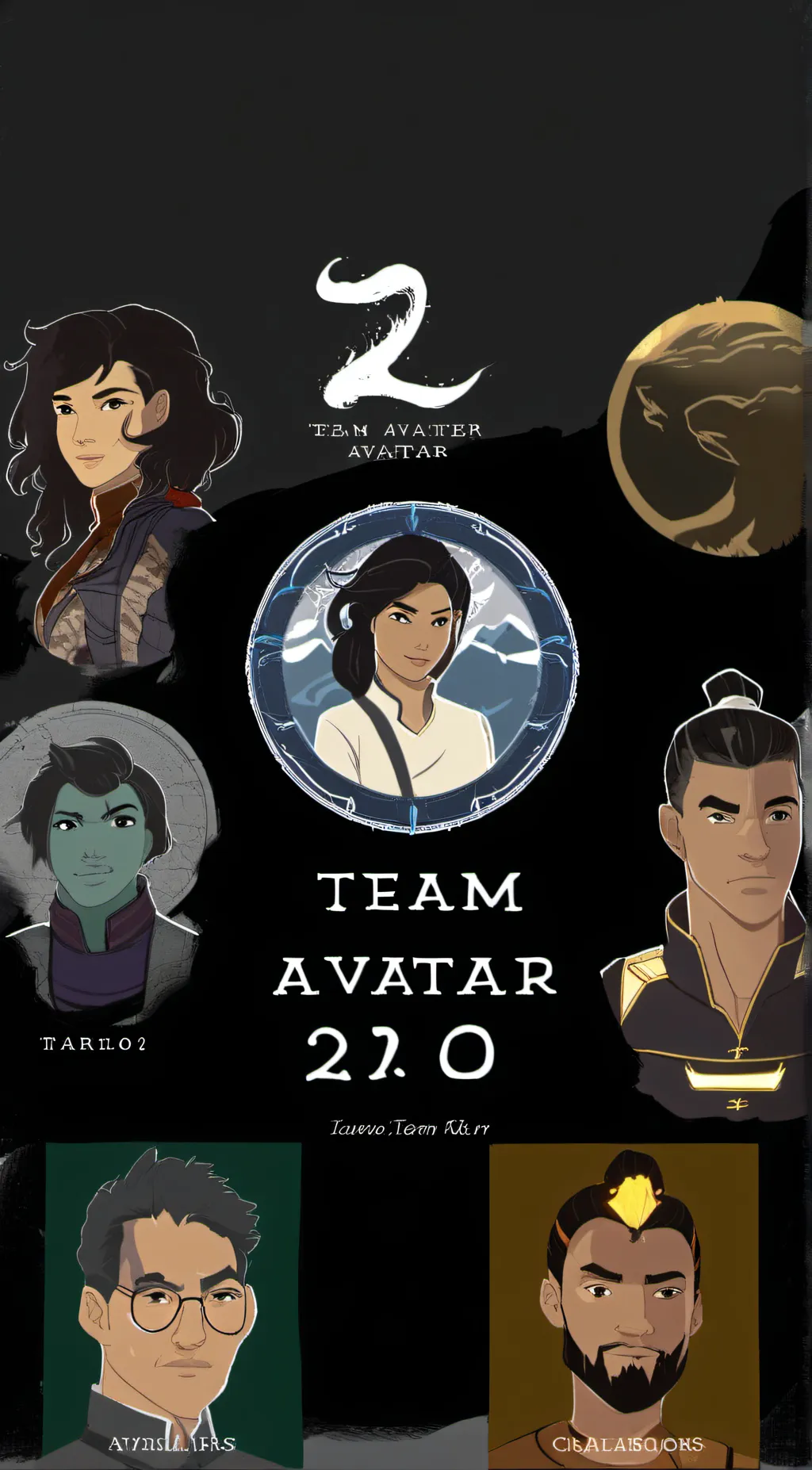 ai character: Ledgend of korra background