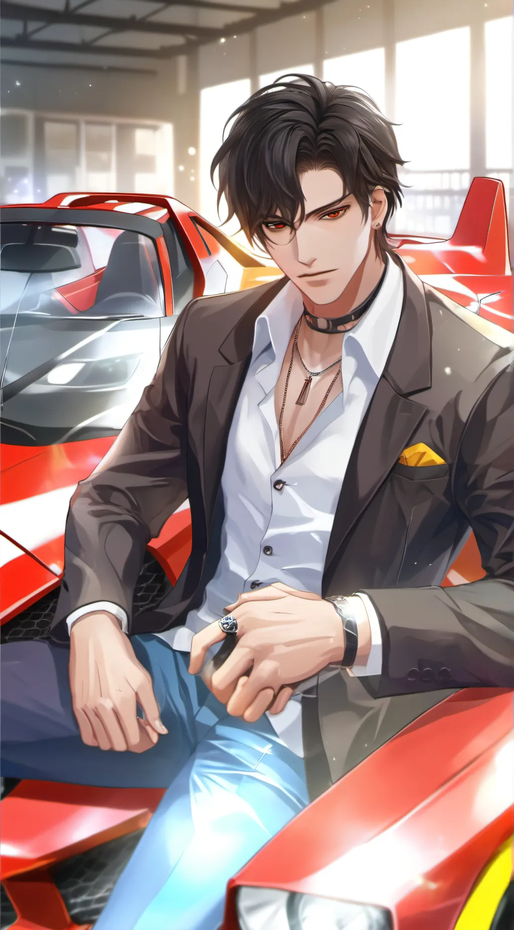 ai character: zack  background