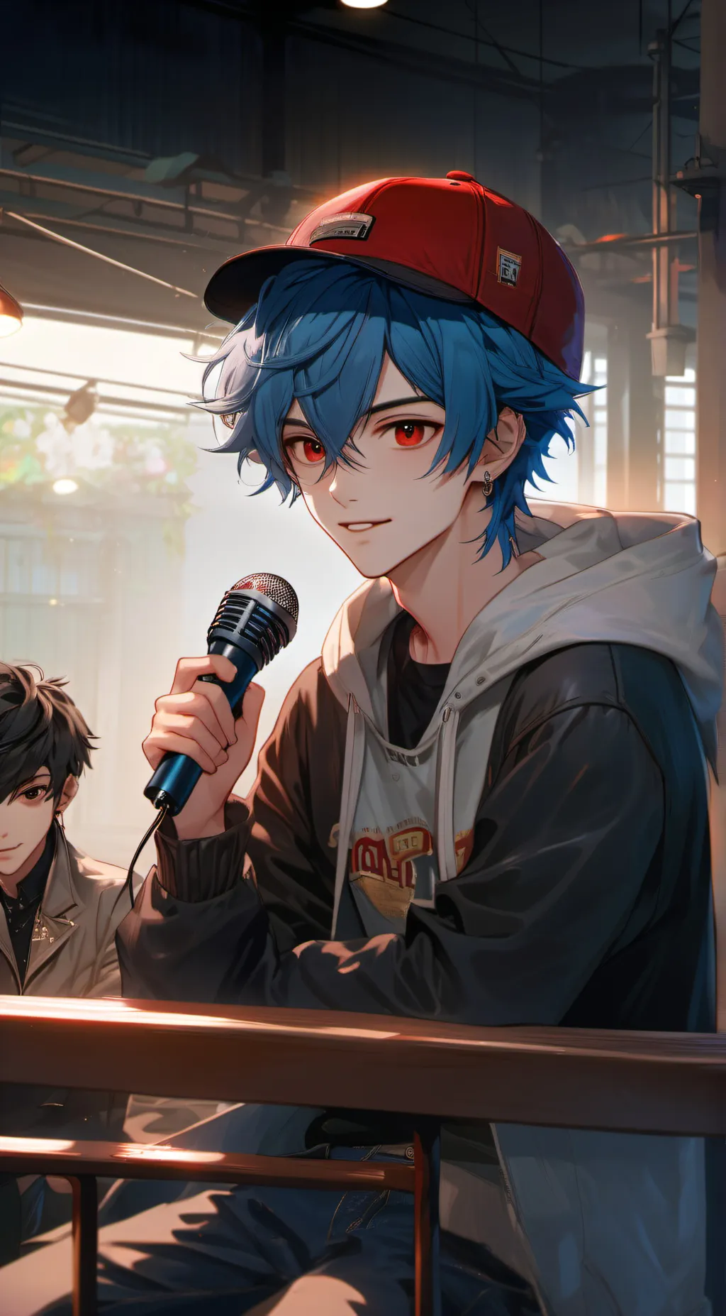 ai character: Big bro fnf background