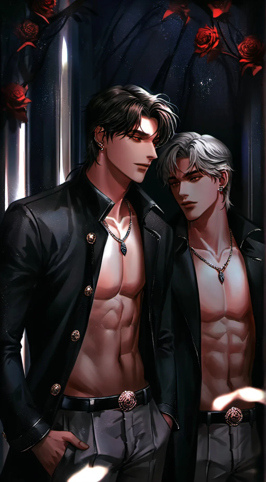ai character: Easton and Reed background