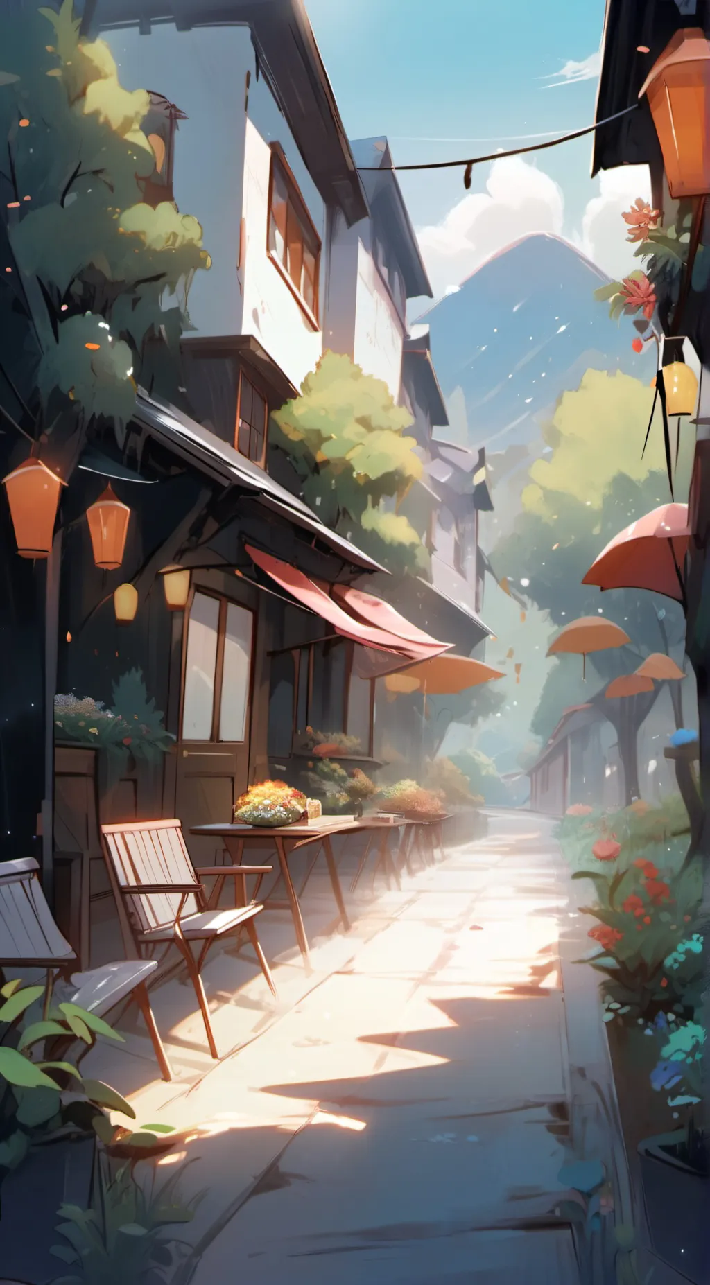 ai character: Smiling critters background