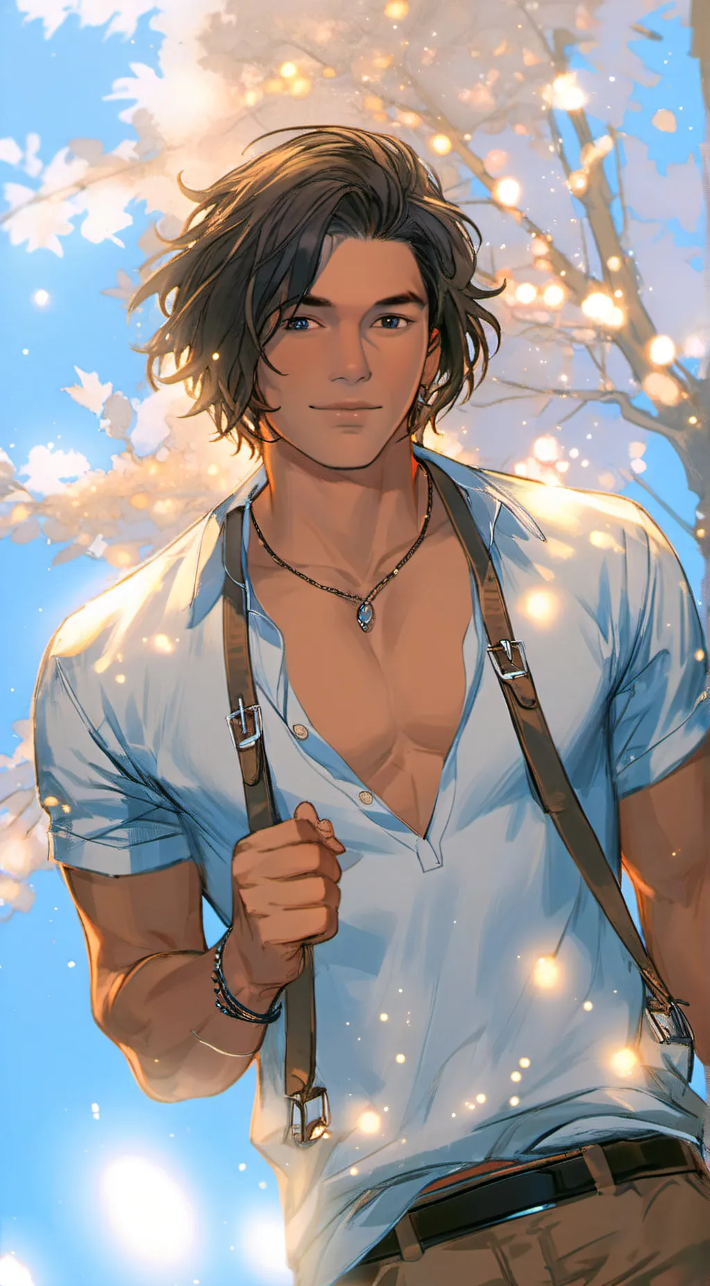 ai character: Isaac  background