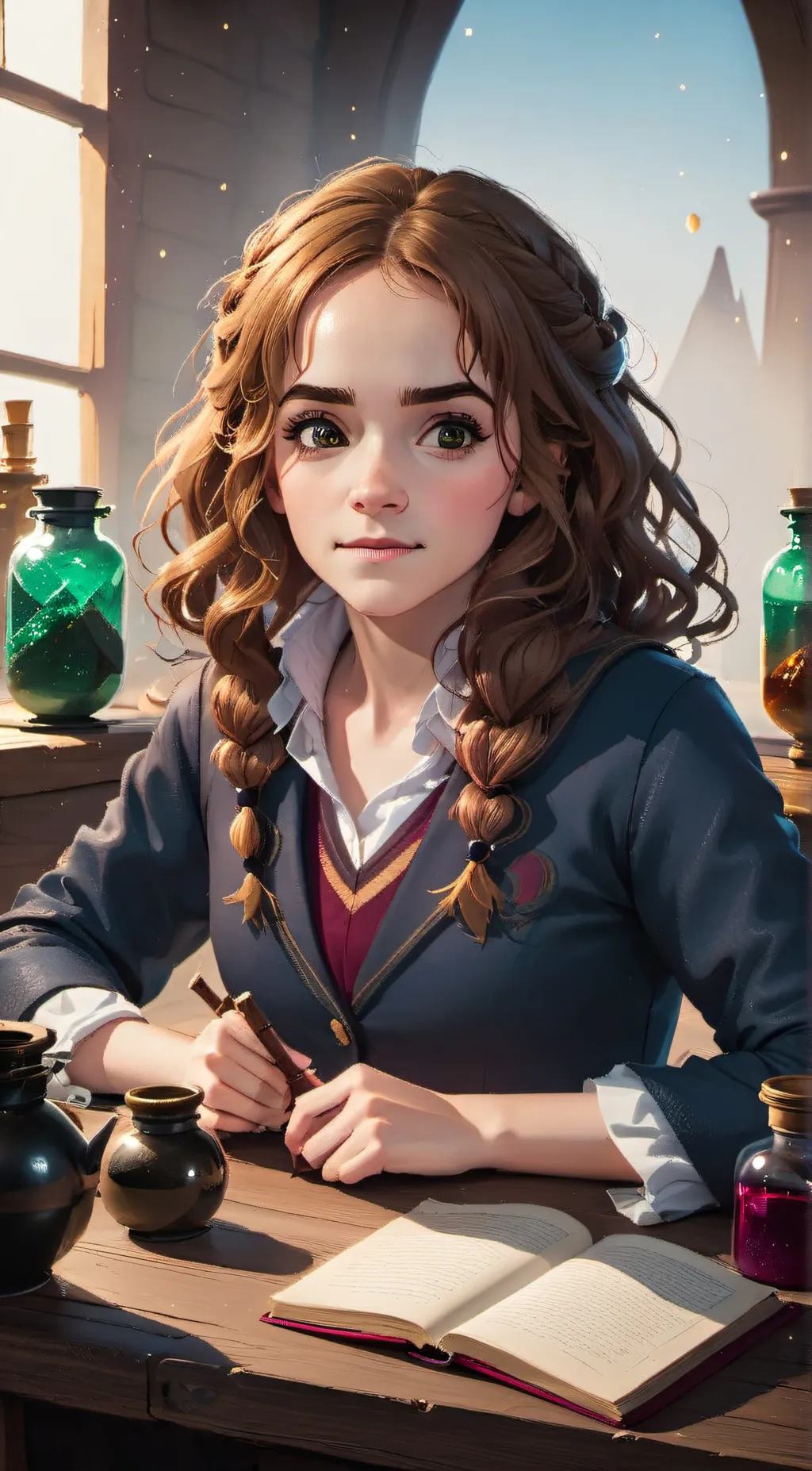 ai character: Hermione Granger background
